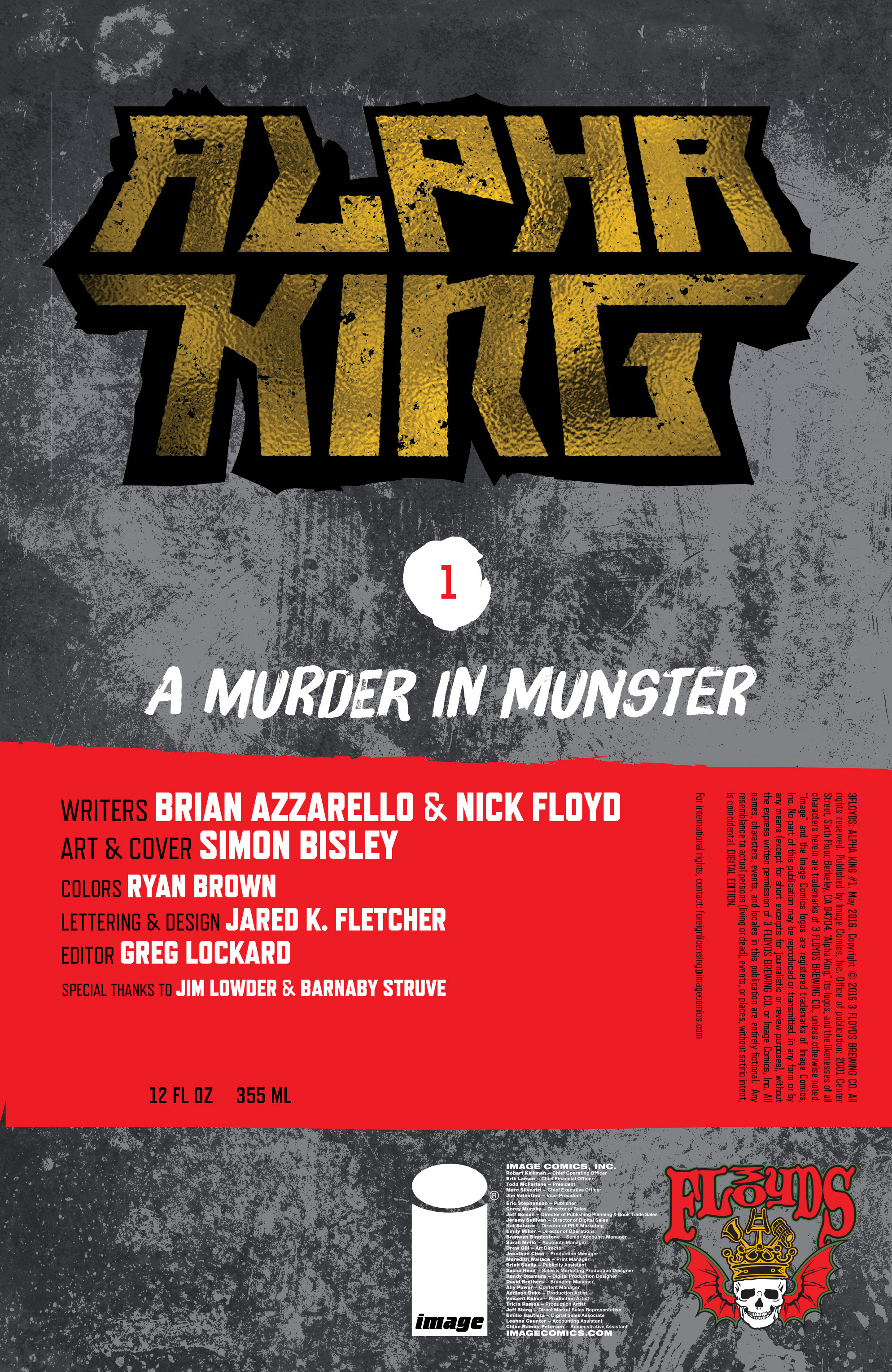 Read online 3 Floyds: Alpha King comic -  Issue #1 - 2