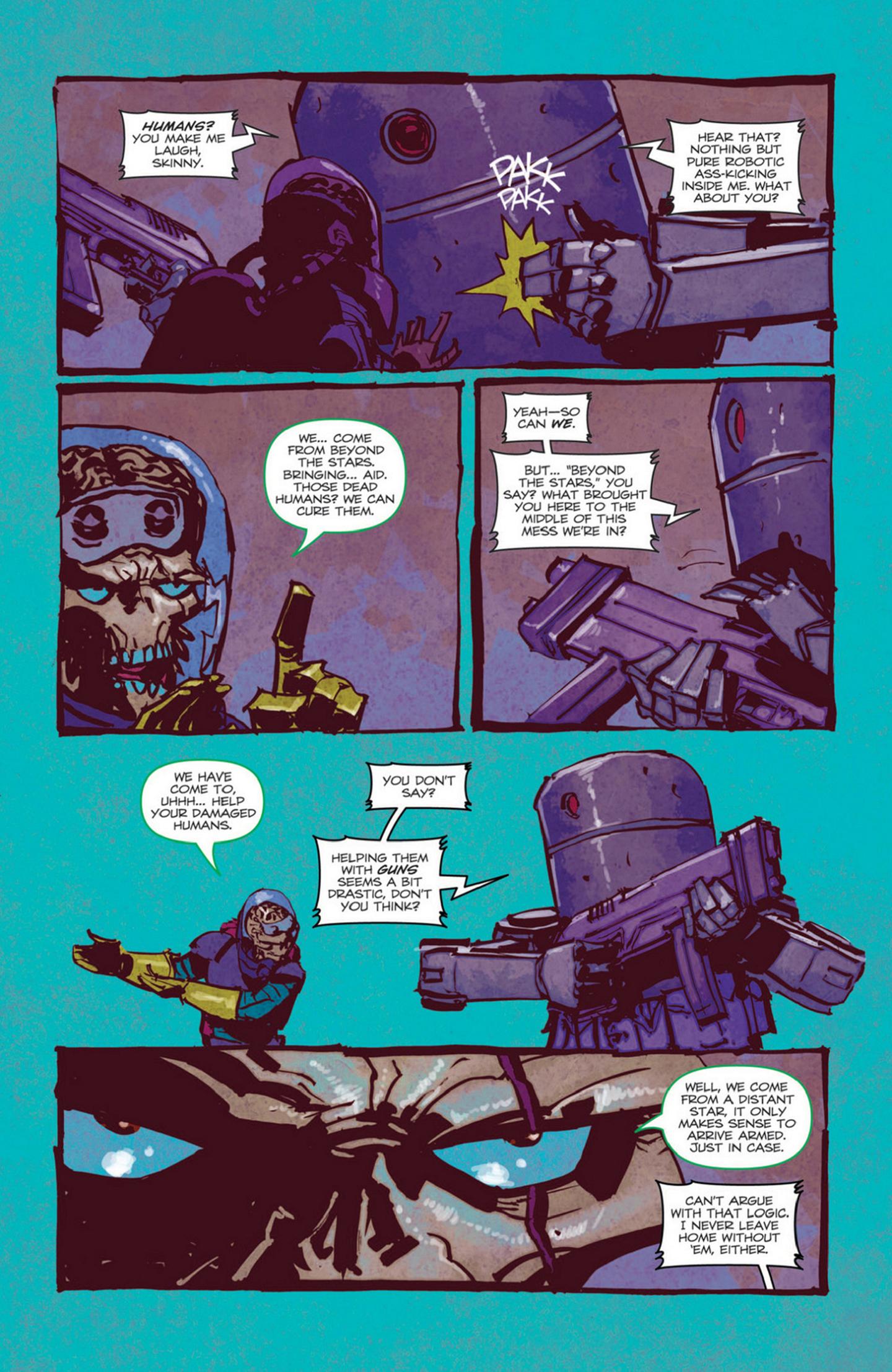 Read online Mars Attacks Zombie VS. Robots comic -  Issue # Full - 19