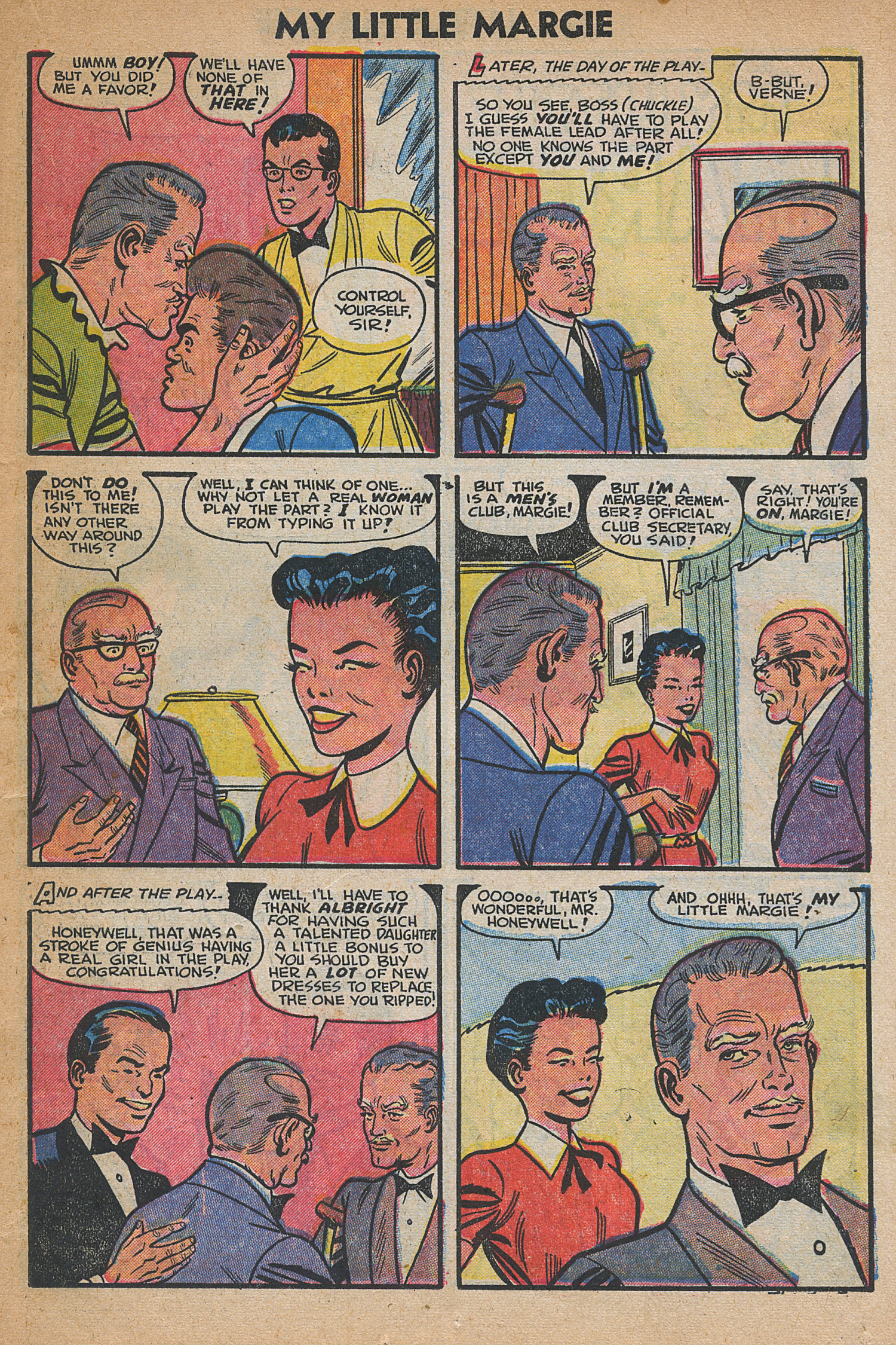 Read online My Little Margie (1954) comic -  Issue #1 - 15