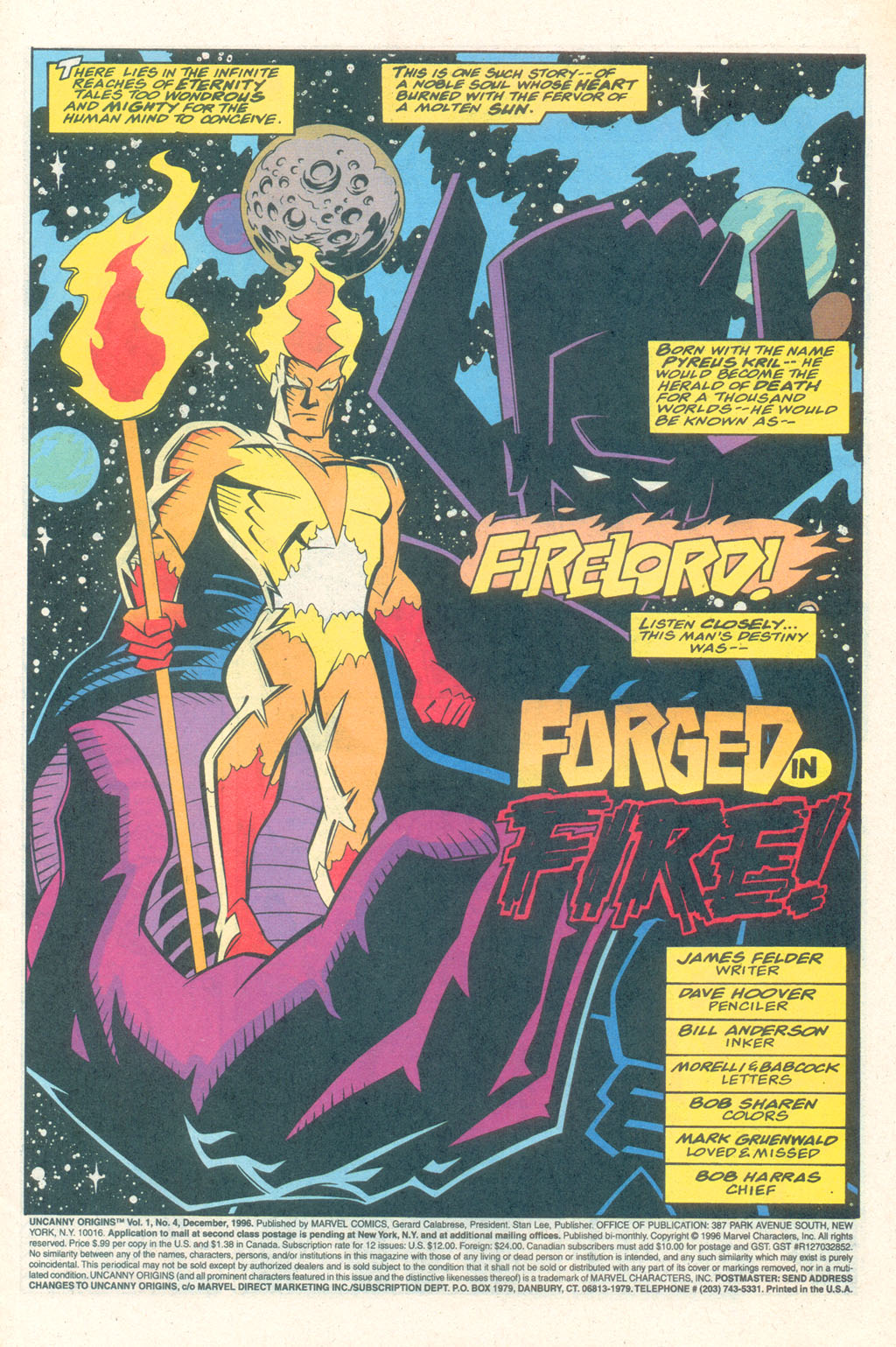 Read online Uncanny Origins comic -  Issue #4 - 2