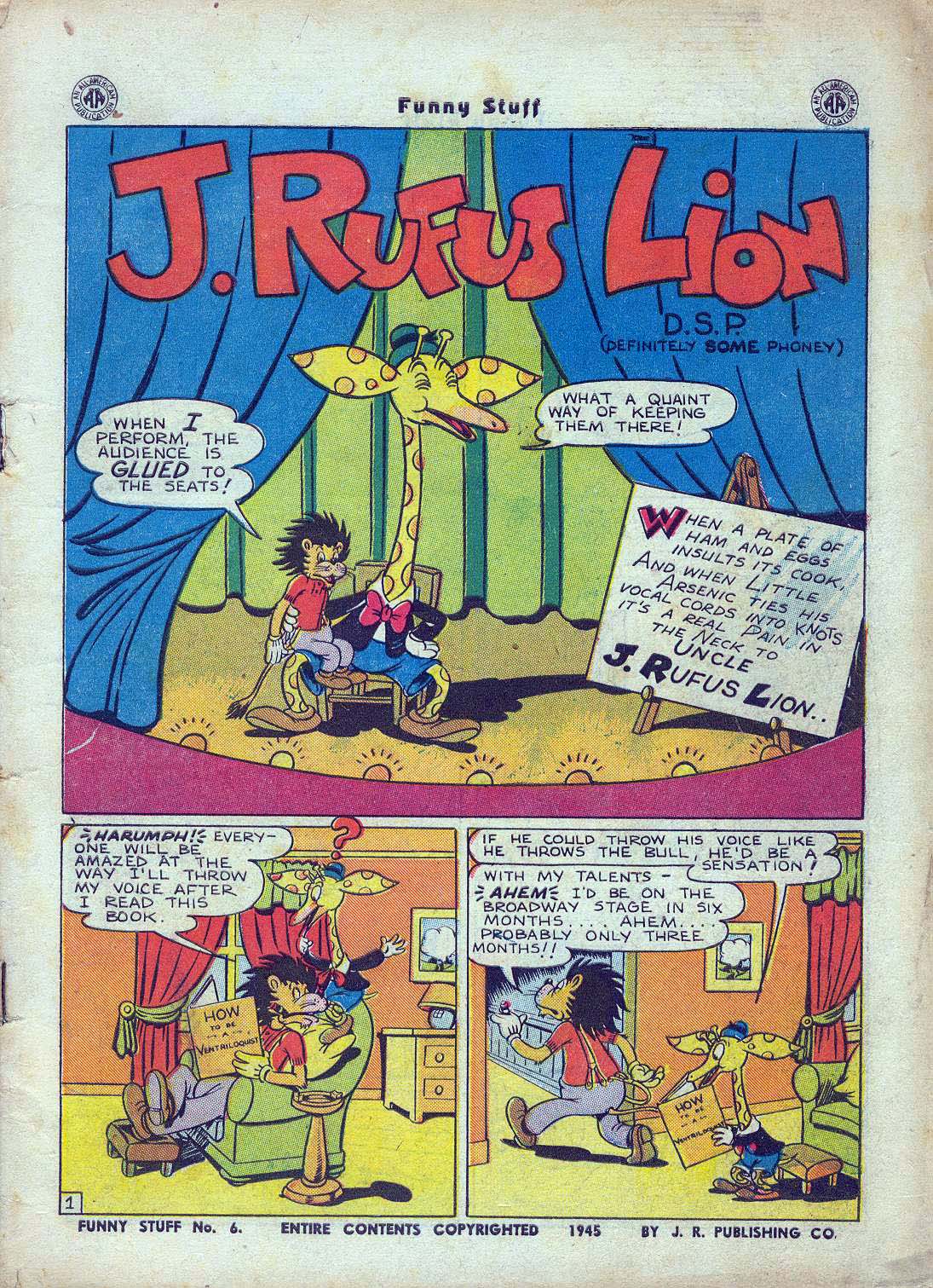 Read online Funny Stuff comic -  Issue #6 - 3