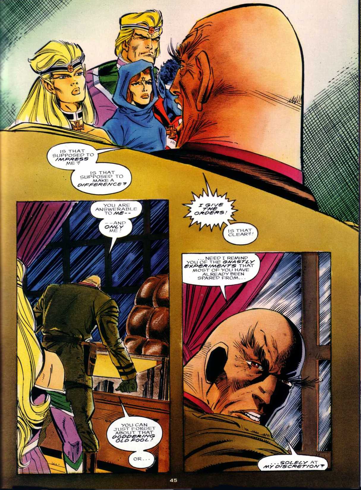 Read online Marvel Graphic Novel comic -  Issue #66 - Excalibur - Weird War III - 44