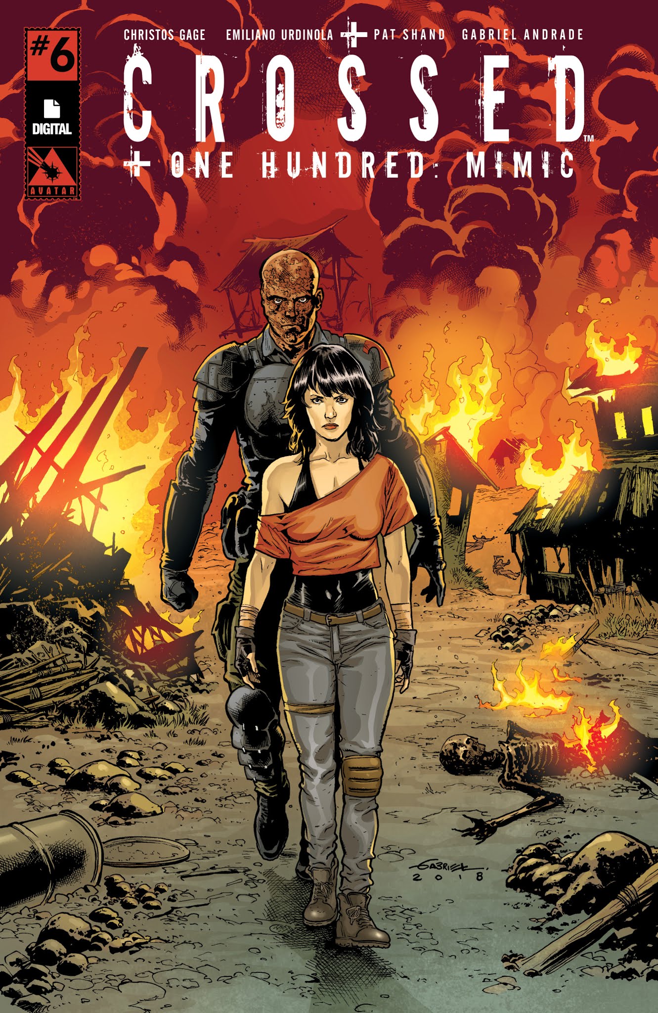 Read online Crossed Plus One Hundred: Mimic comic -  Issue #6 - 1