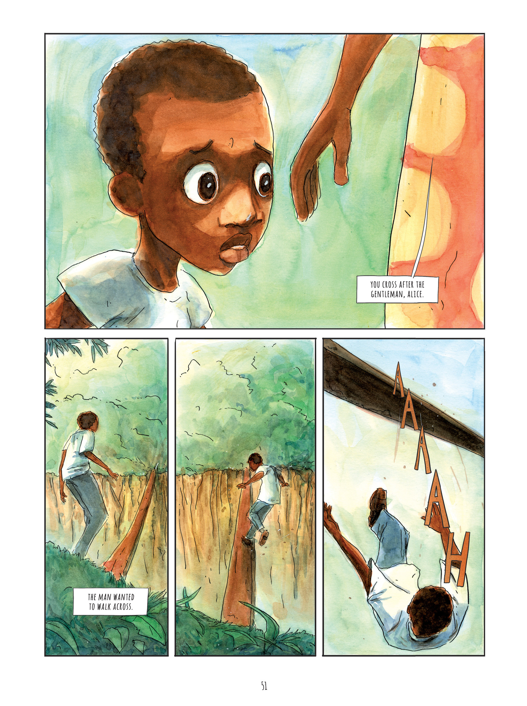 Read online Alice on the Run: One Child's Journey Through the Rwandan Civil War comic -  Issue # TPB - 50