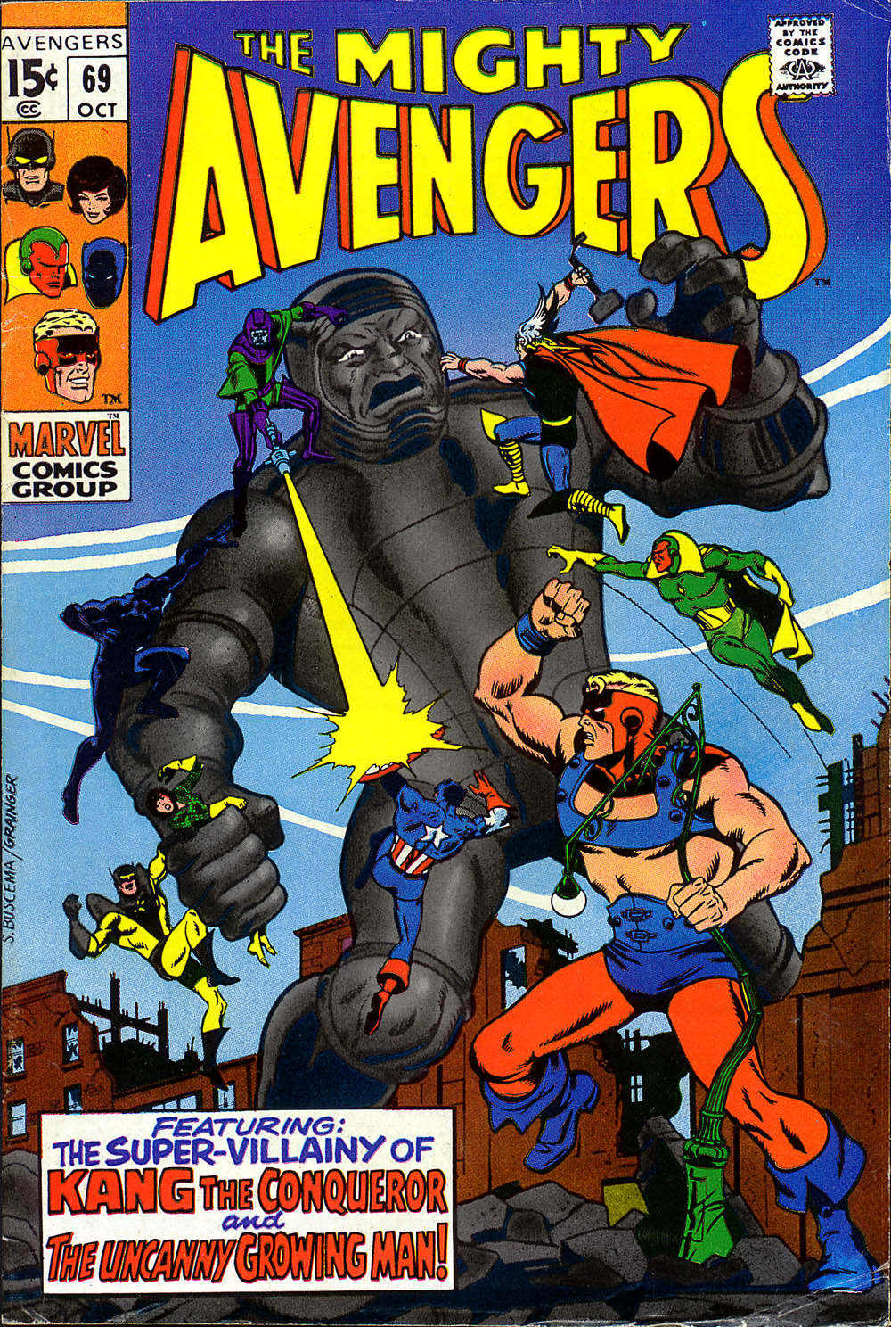 Read online The Avengers (1963) comic -  Issue #69 - 1