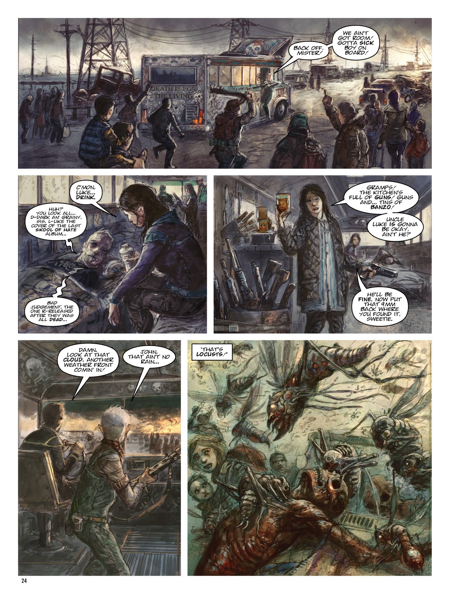 Read online The Dark Judges: The Fall of Deadworld comic -  Issue # TPB - 25