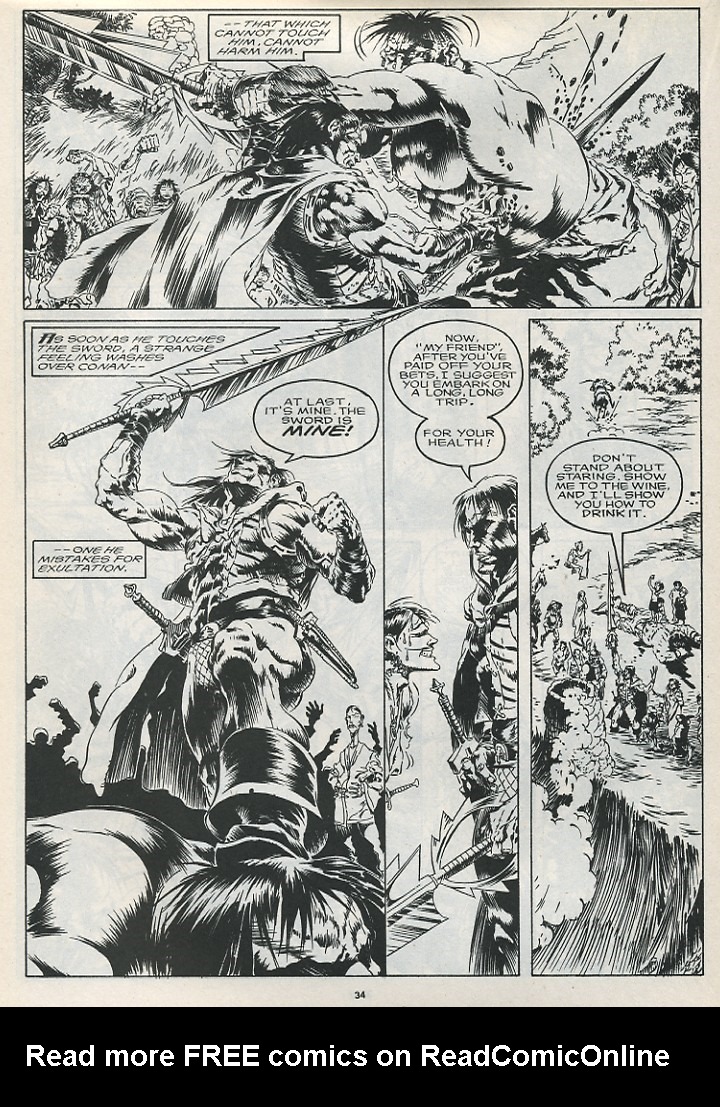 Read online The Savage Sword Of Conan comic -  Issue #175 - 36