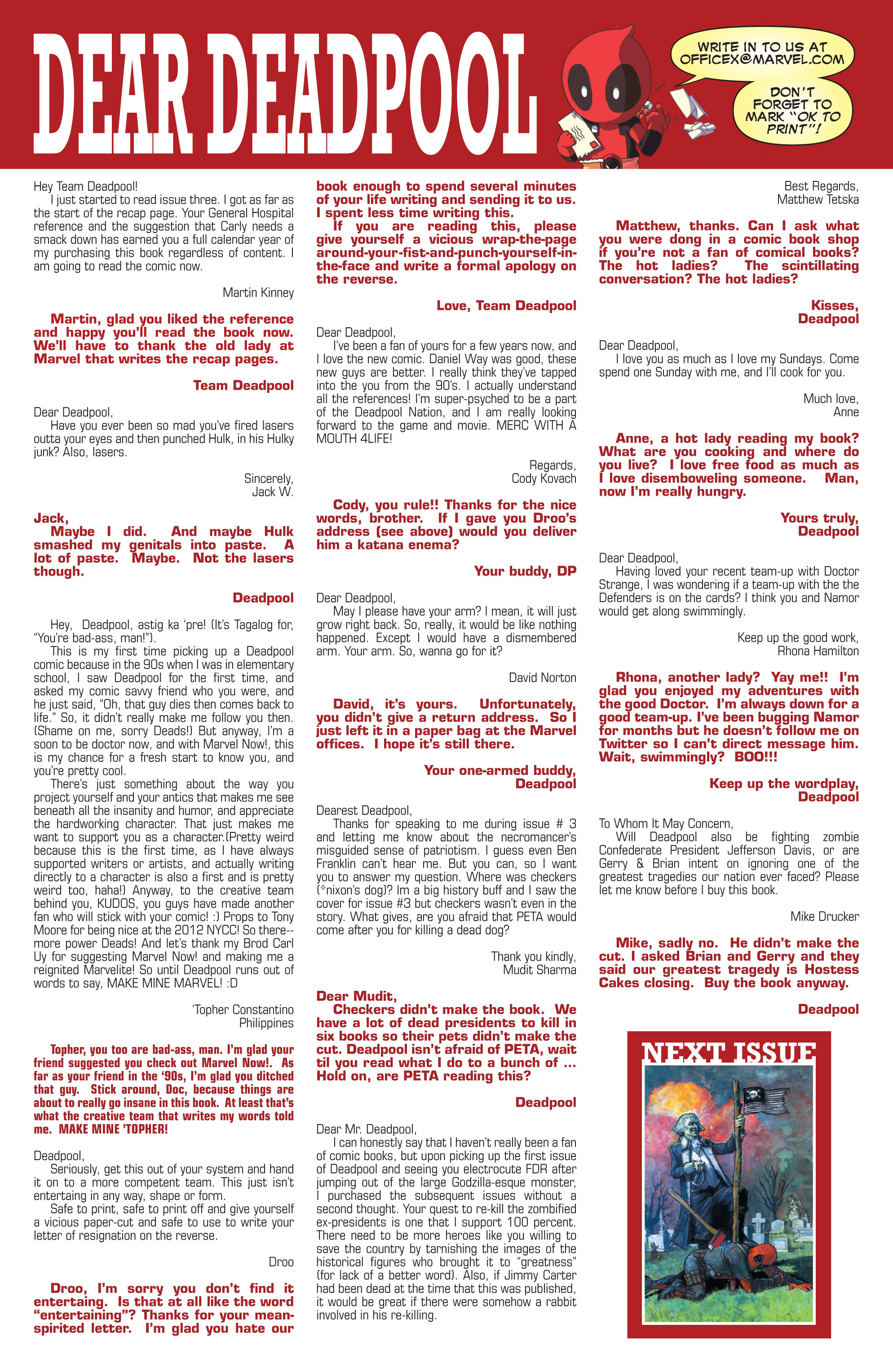 Read online Deadpool: Dead Presidents comic -  Issue # Full - 116