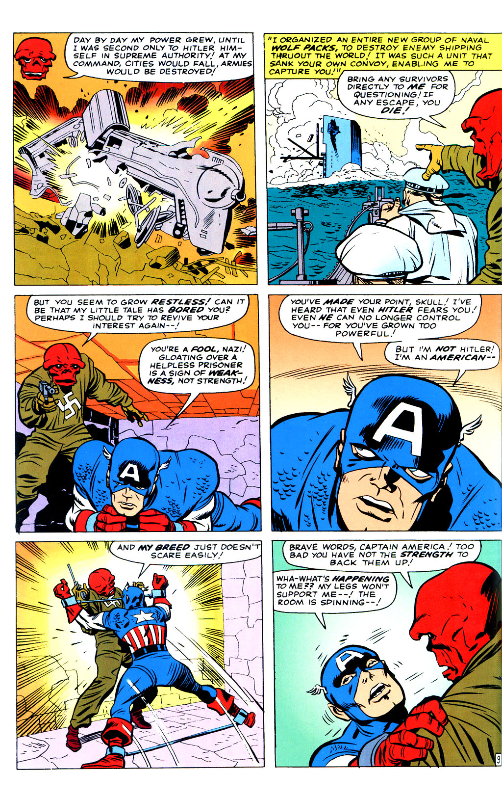 Read online Captain America: Red, White & Blue comic -  Issue # TPB - 110