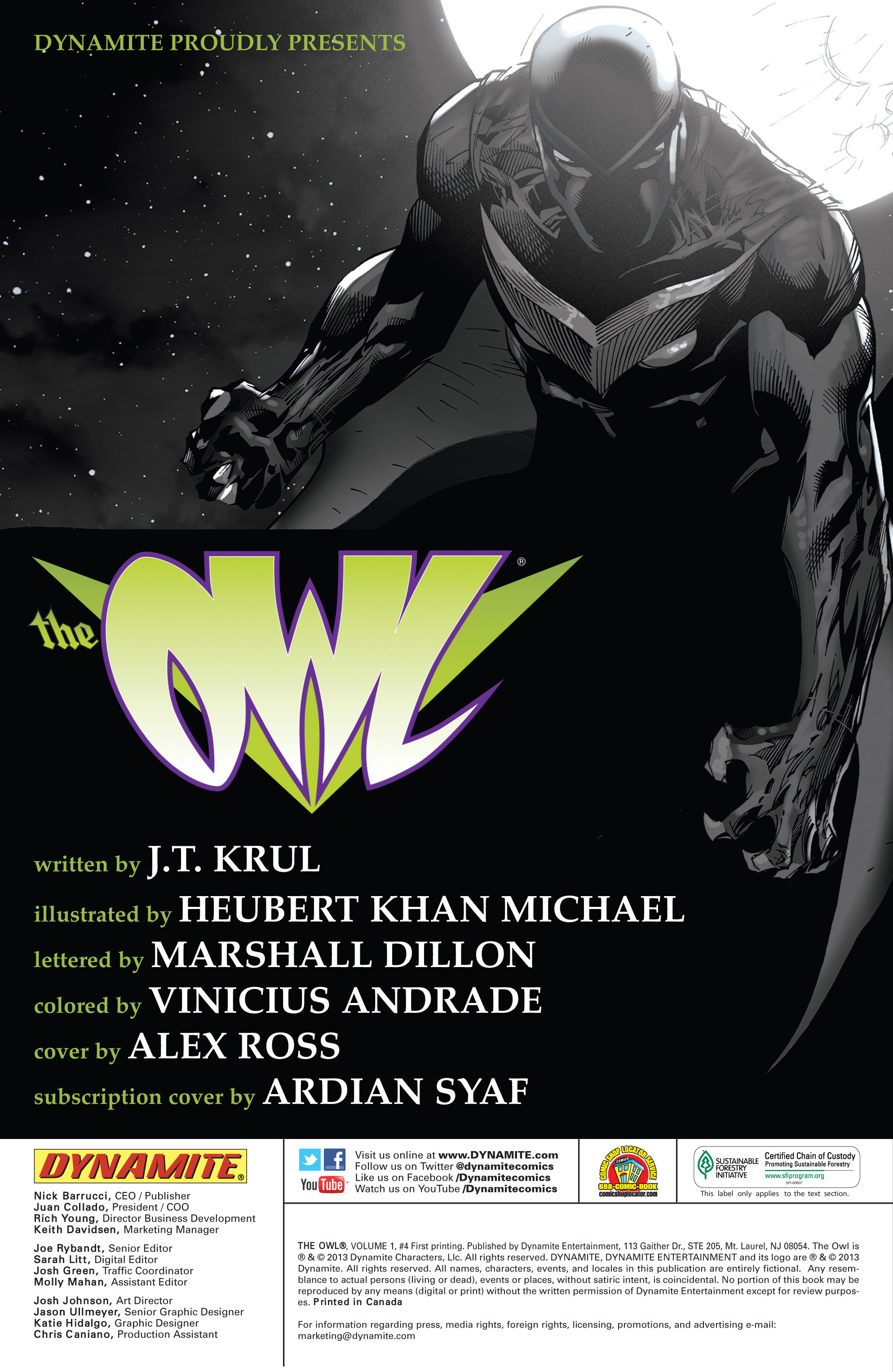 Read online The Owl comic -  Issue #4 - 2