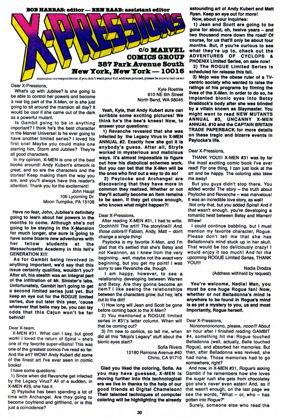 Read online X-Men (1991) comic -  Issue #34 - 21
