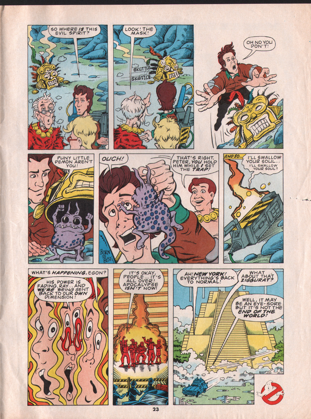 Read online The Real Ghostbusters comic -  Issue #14 - 23