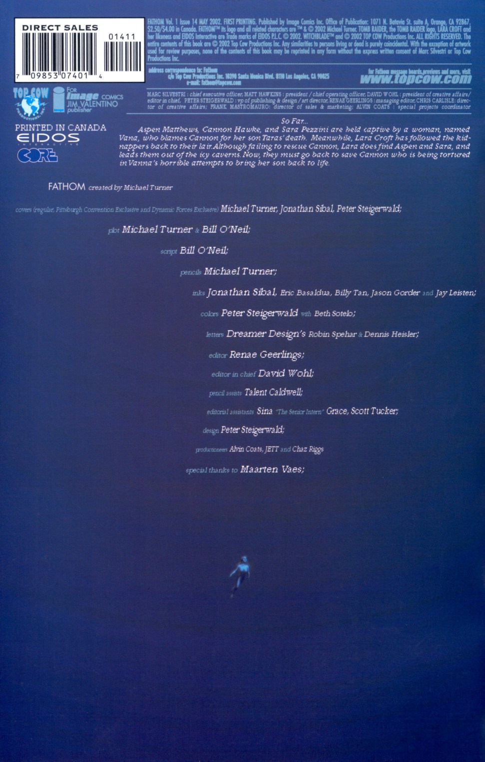 Read online Fathom (1998) comic -  Issue #14 - 2