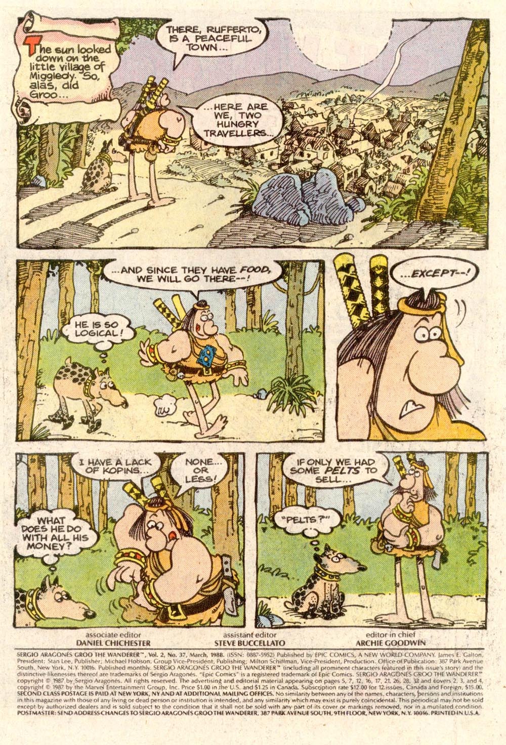 Read online Sergio Aragonés Groo the Wanderer comic -  Issue #37 - 2
