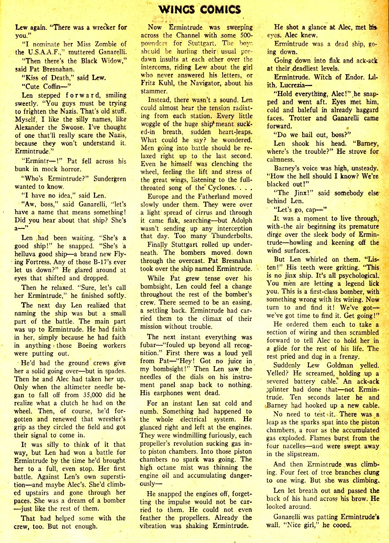 Read online Wings Comics comic -  Issue #44 - 43