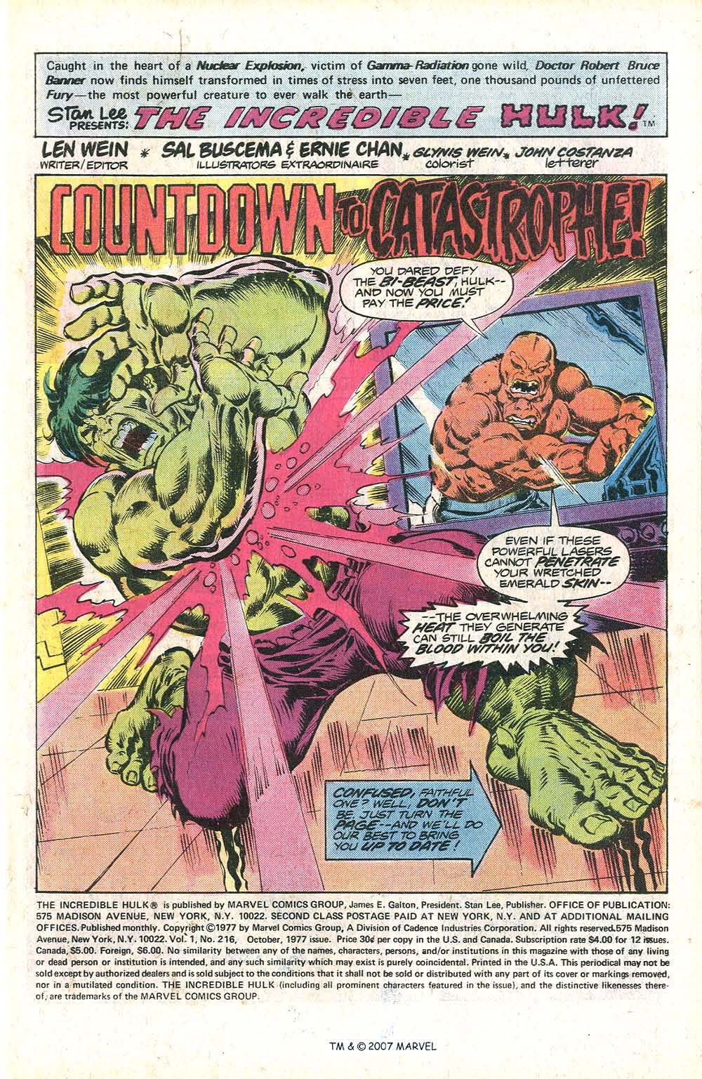 Read online The Incredible Hulk (1968) comic -  Issue #216 - 3