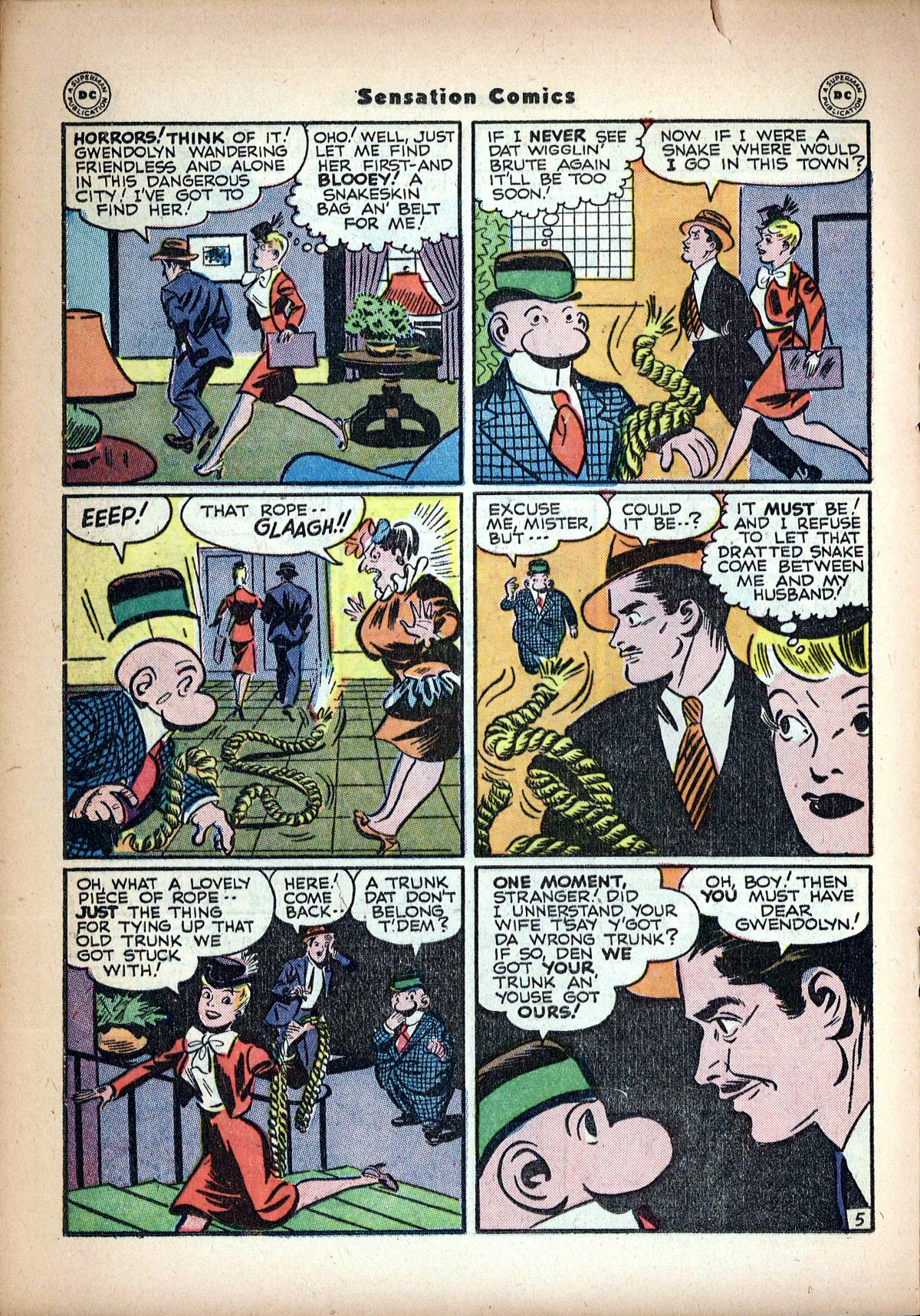 Read online Sensation (Mystery) Comics comic -  Issue #62 - 28