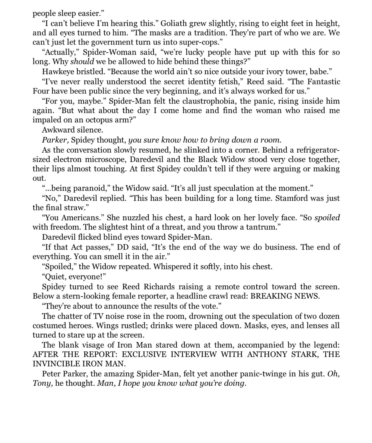 Read online Civil War Prose Novel comic -  Issue # TPB (Part 1) - 48