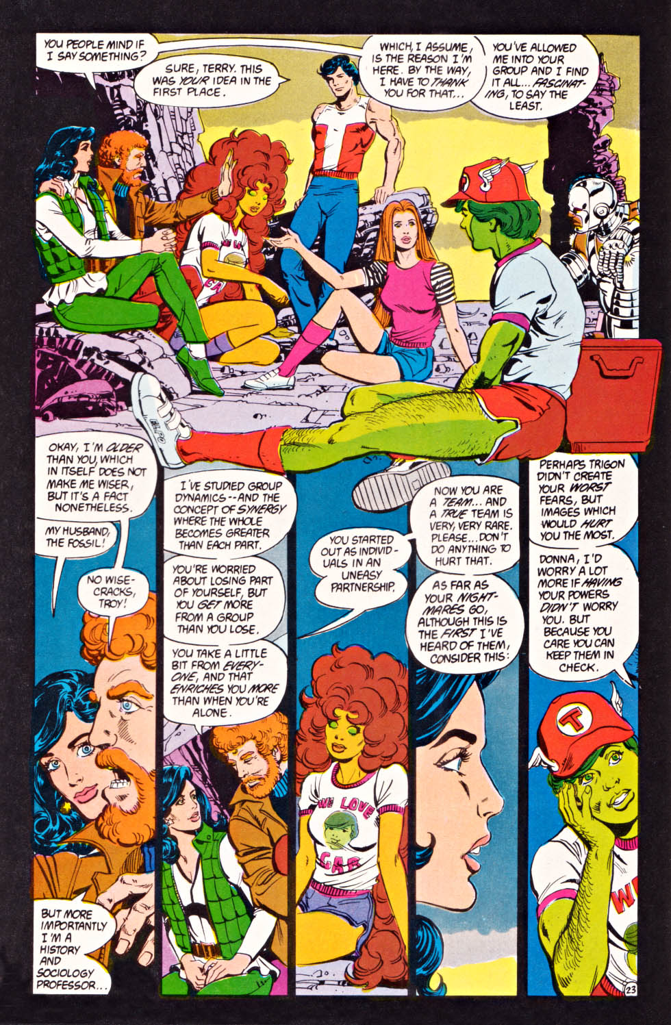 Read online Tales of the Teen Titans comic -  Issue #65 - 24
