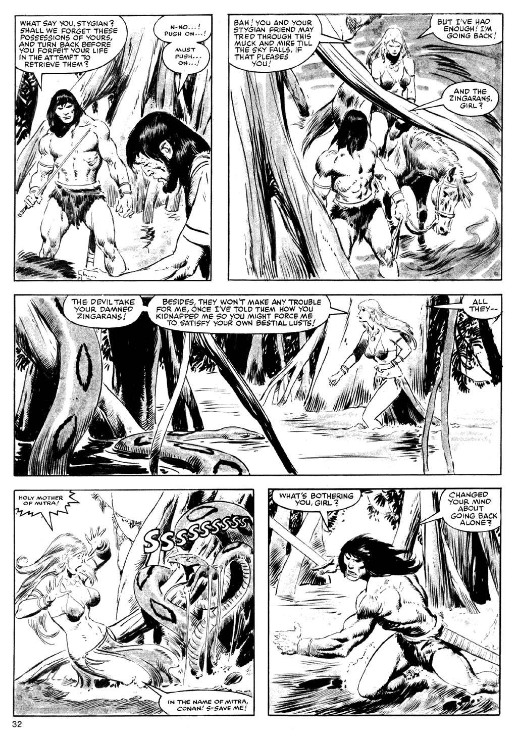 Read online The Savage Sword Of Conan comic -  Issue #73 - 32