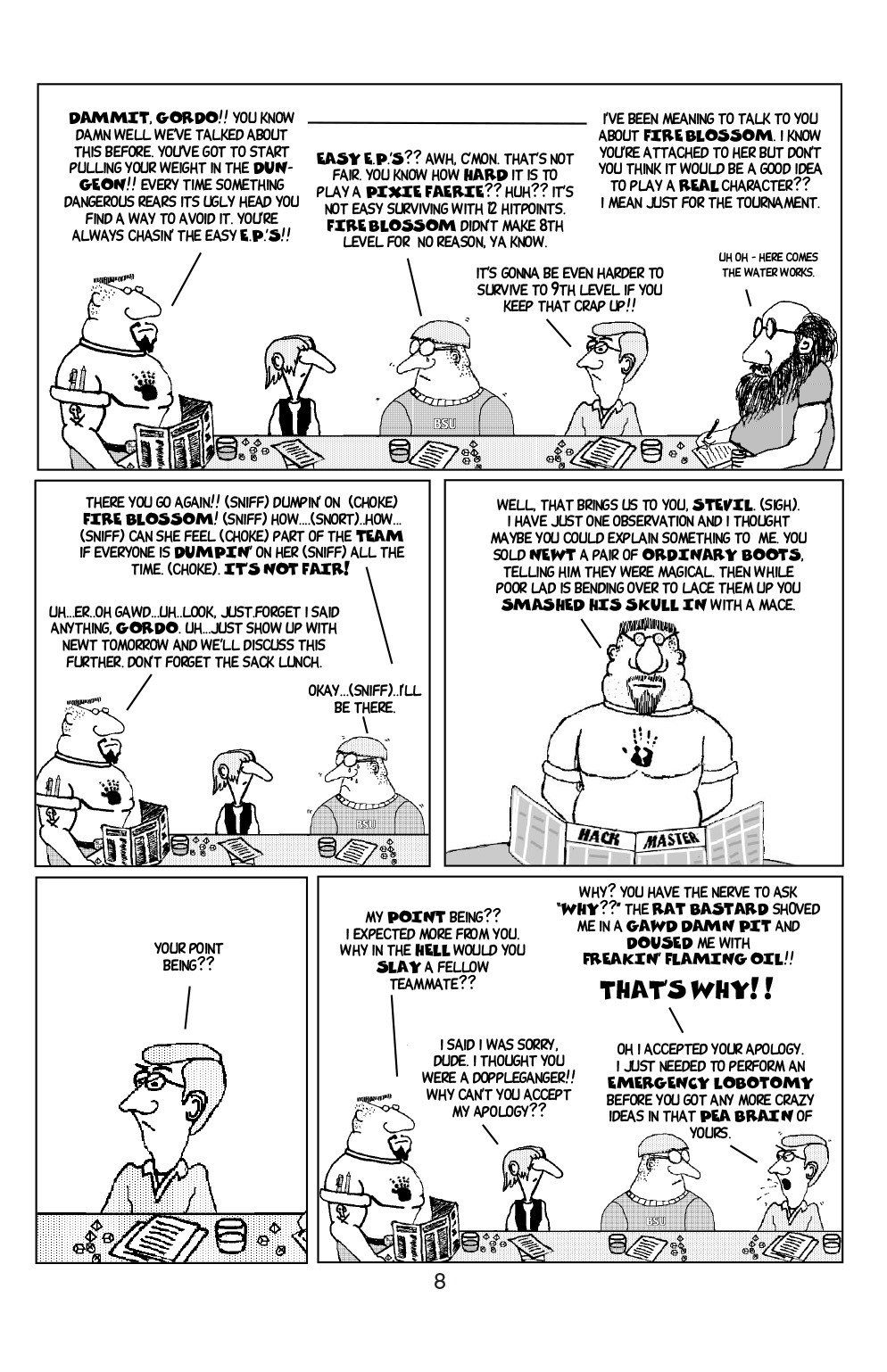 Read online Knights of the Dinner Table comic -  Issue #18 - 10