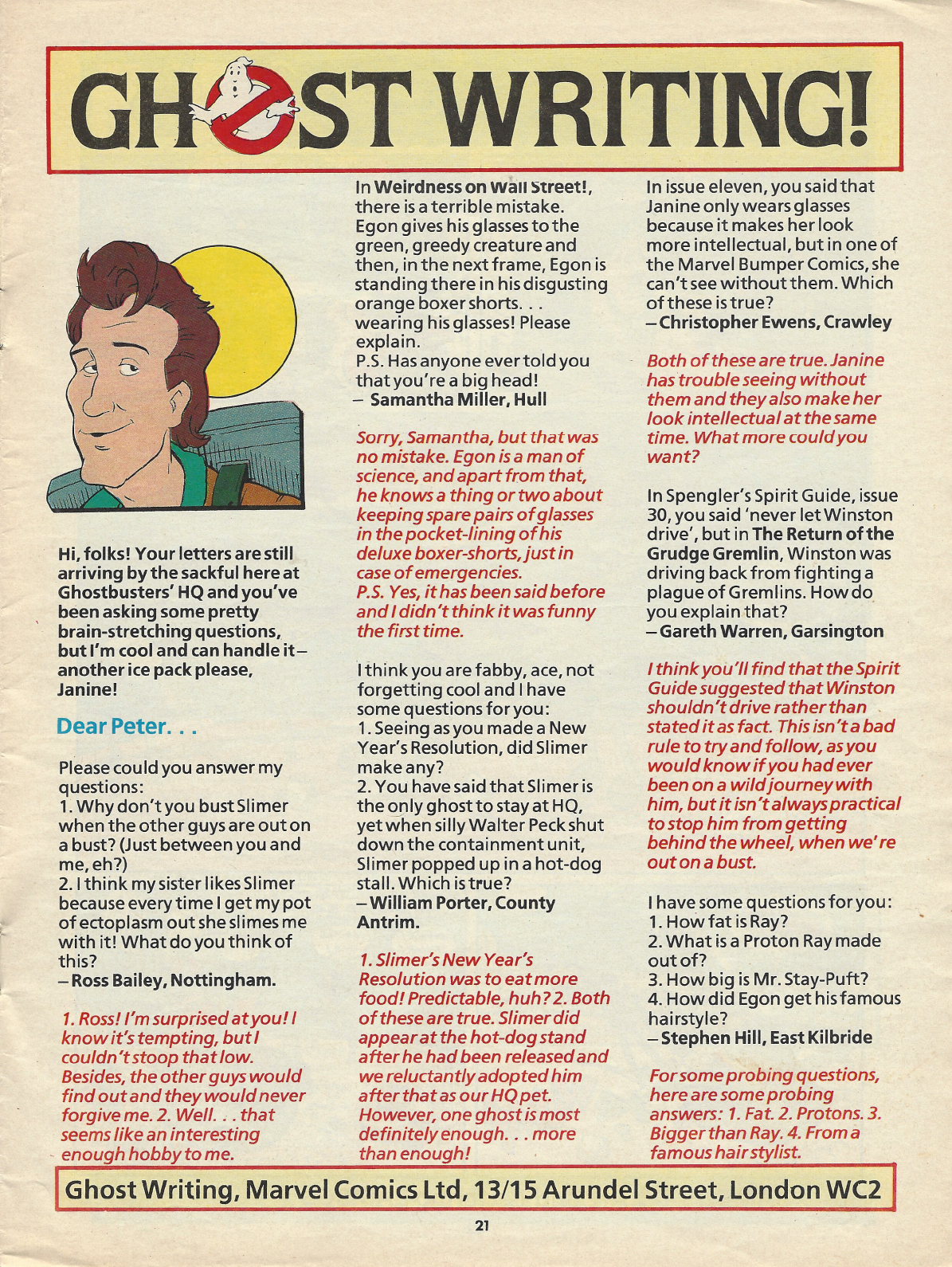 Read online The Real Ghostbusters comic -  Issue #40 - 21