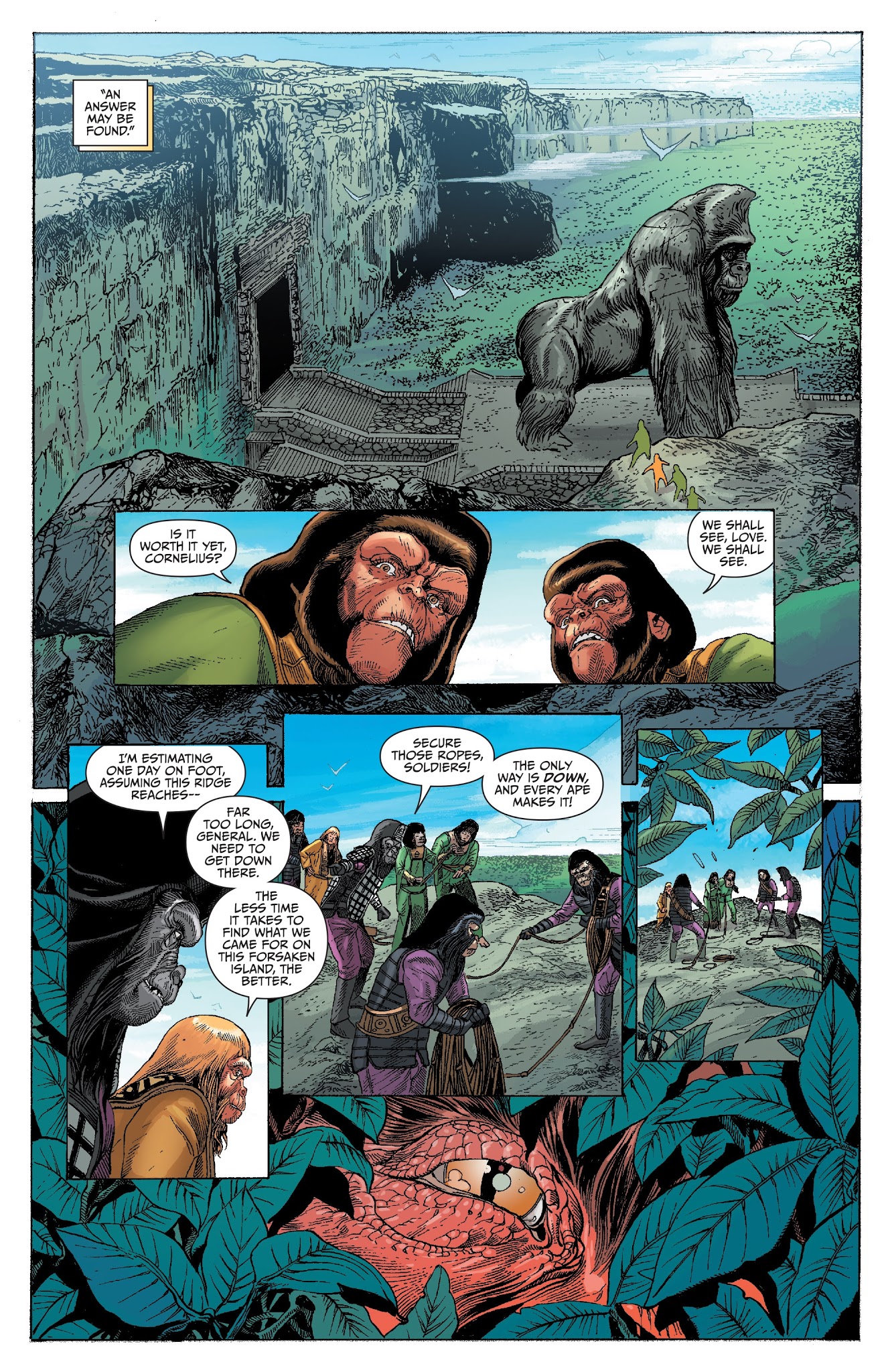 Read online Kong on the Planet of the Apes comic -  Issue #2 - 9