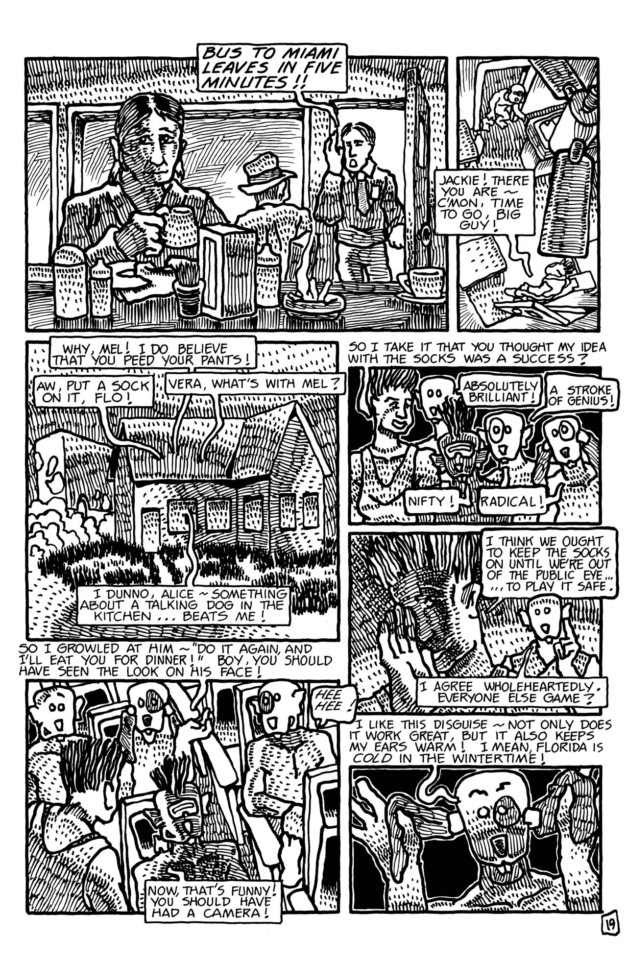 Read online Adolescent Radioactive Black Belt Hamsters comic -  Issue #5 - 21
