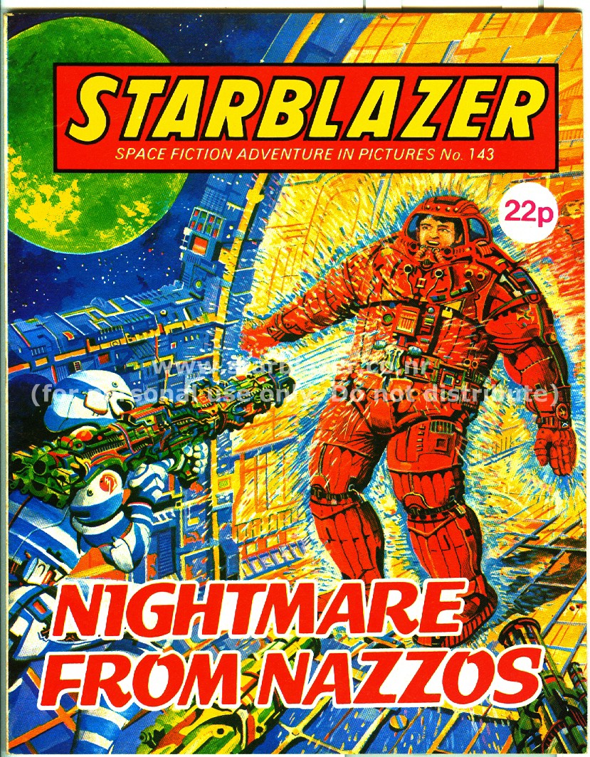 Read online Starblazer comic -  Issue #143 - 2