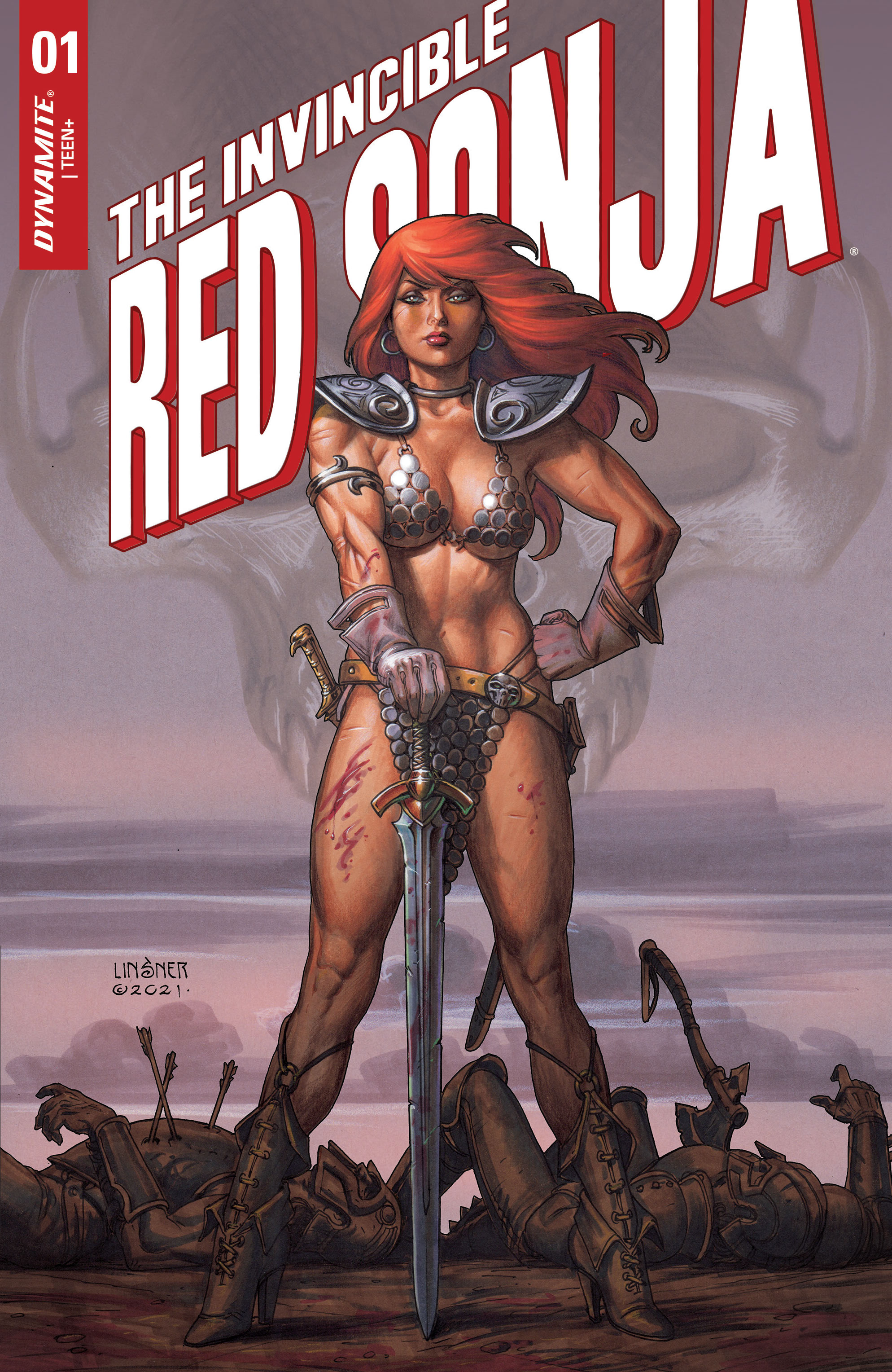 Read online The Invincible Red Sonja comic -  Issue #1 - 2