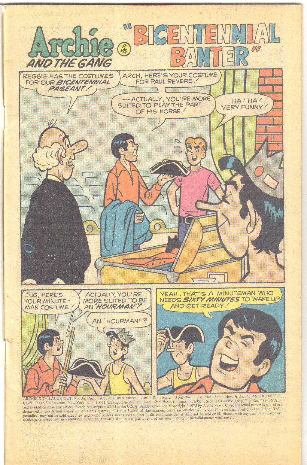 Read online Archie's TV Laugh-Out comic -  Issue #36 - 3