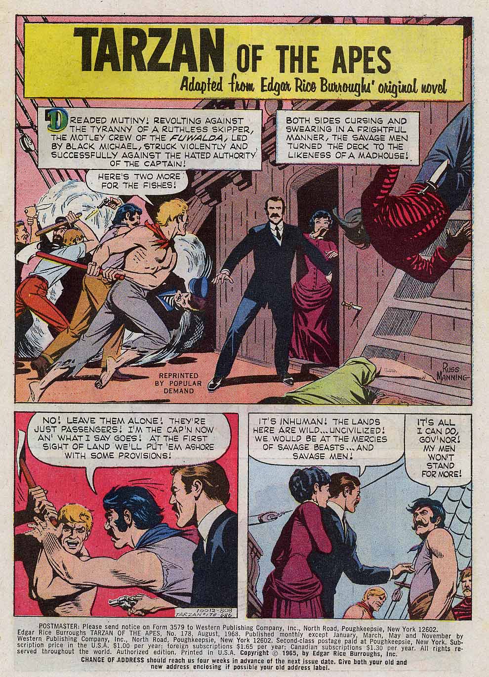 Read online Tarzan (1962) comic -  Issue #178 - 3