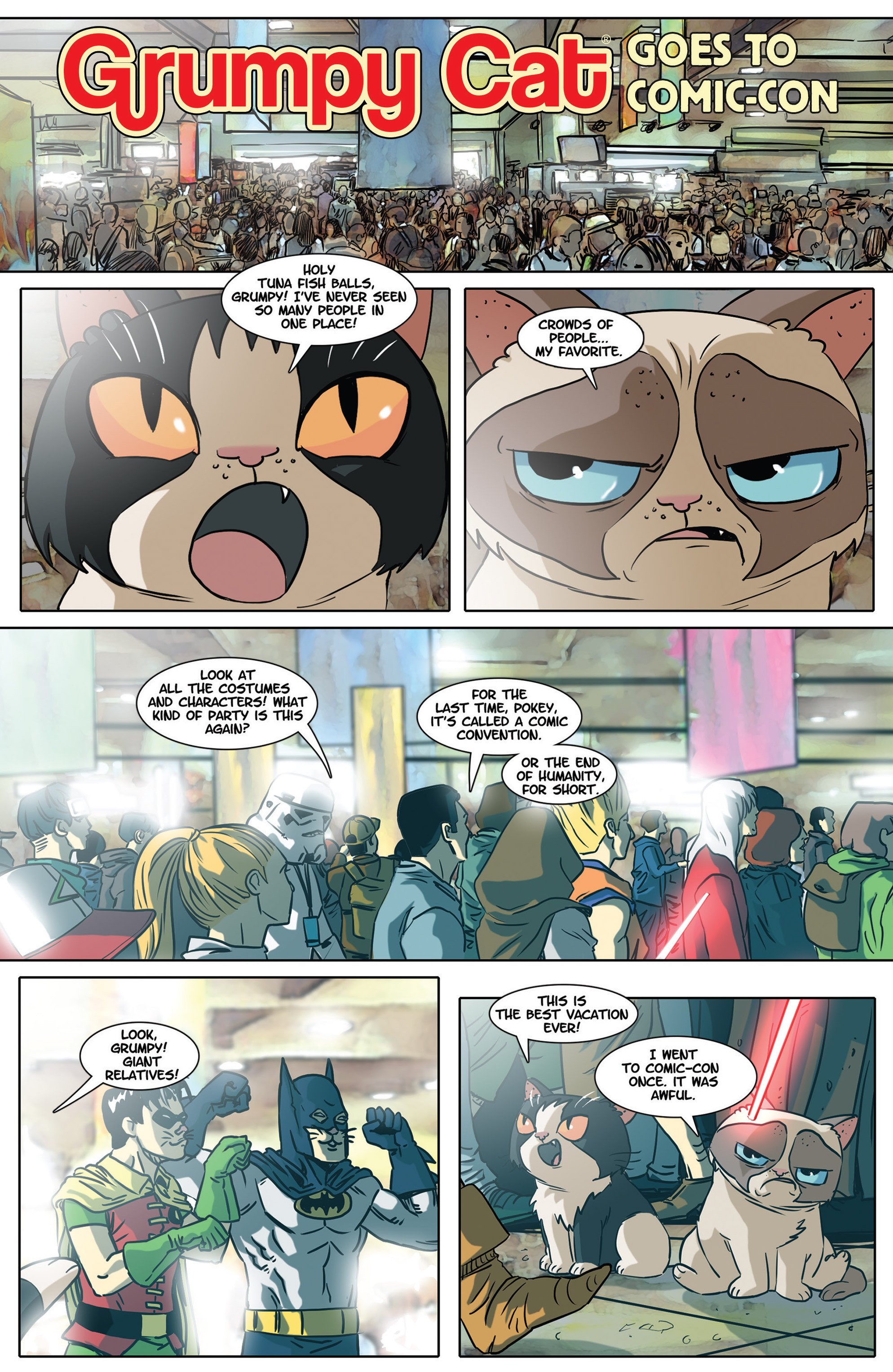 Read online Free Comic Book Day 2016 comic -  Issue # Grumpy Cat - 32