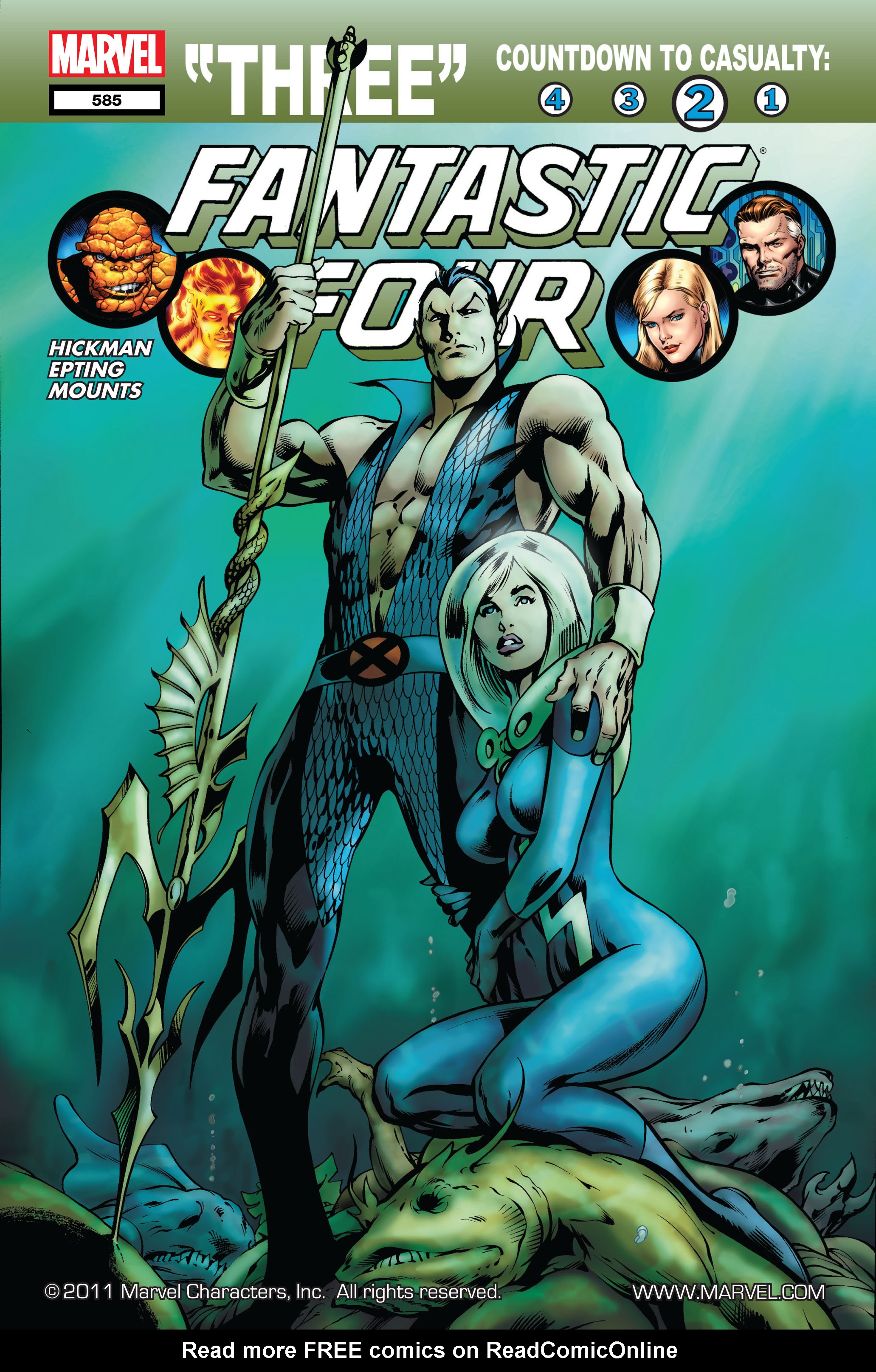 Read online Fantastic Four (1961) comic -  Issue #585 - 1