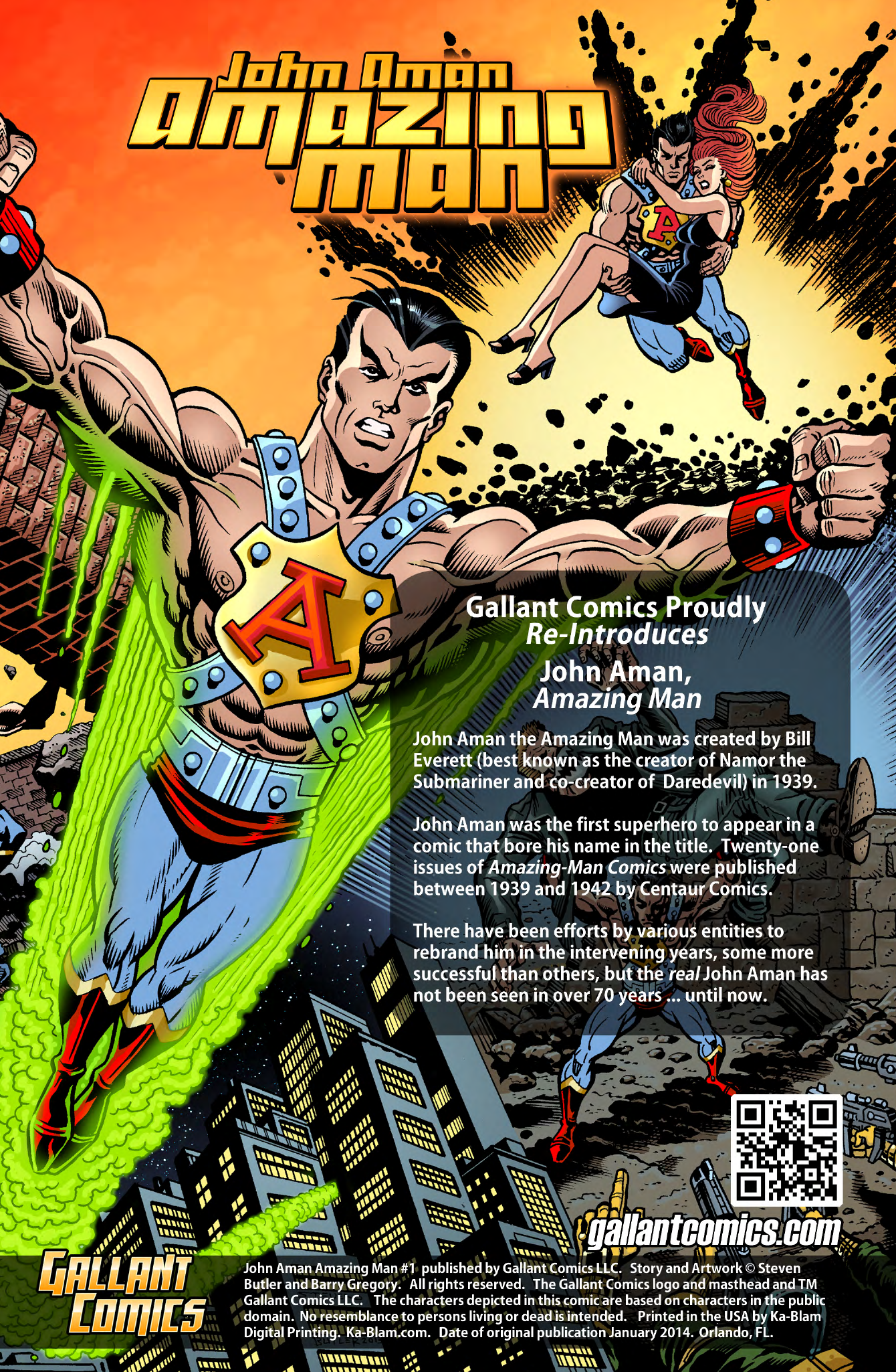 Read online John Aman Amazing Man comic -  Issue #1 - 2
