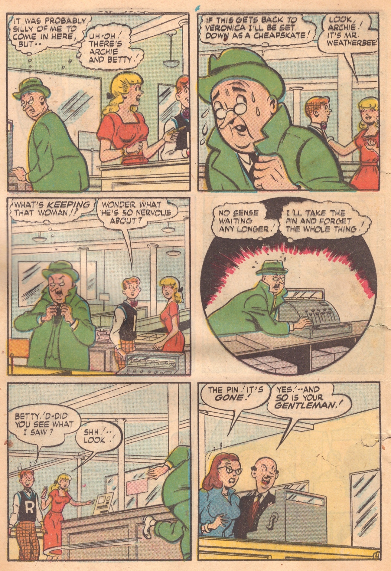 Read online Pep Comics comic -  Issue #67 - 6