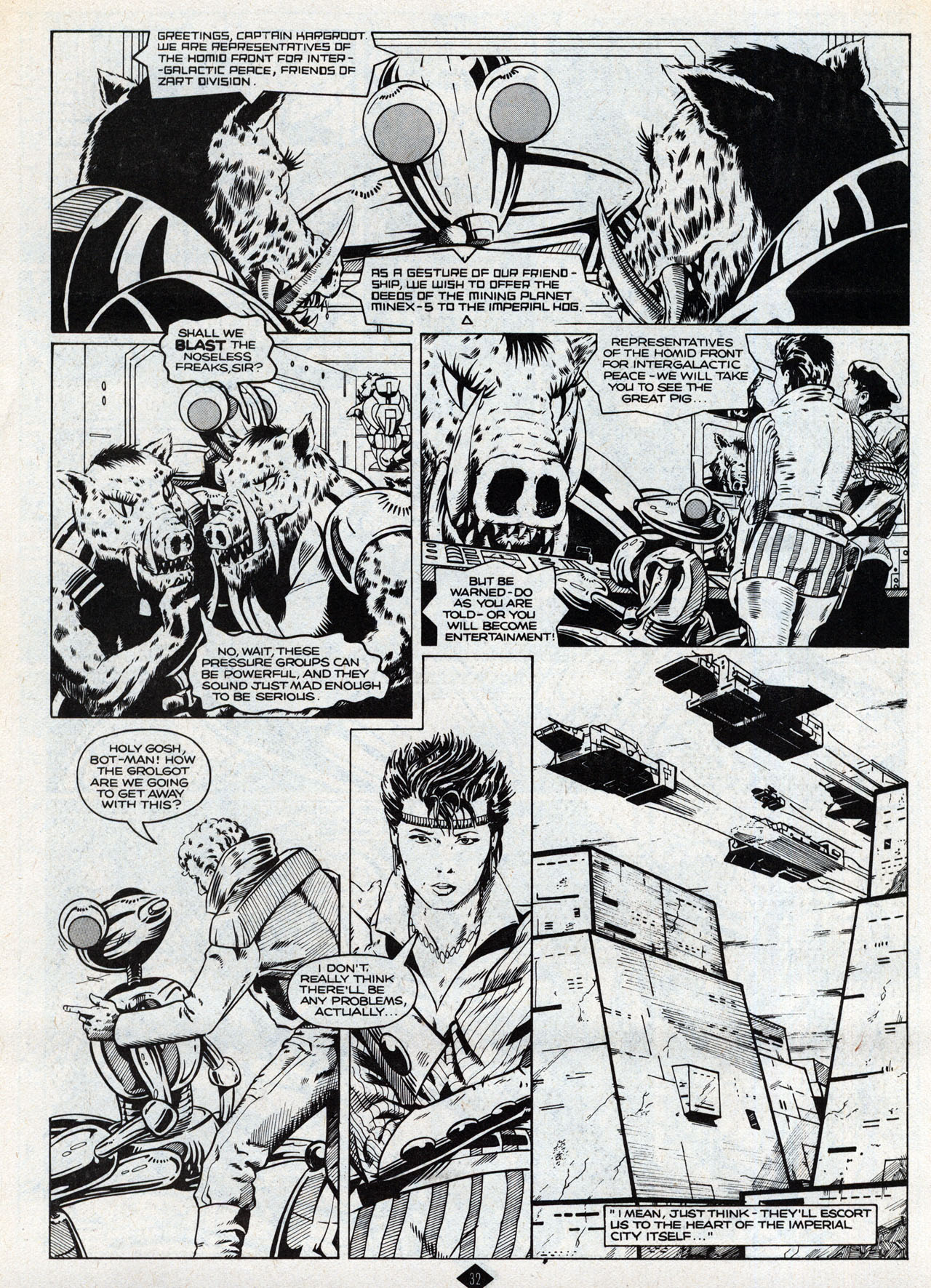 Read online Captain Britain (1985) comic -  Issue #6 - 32