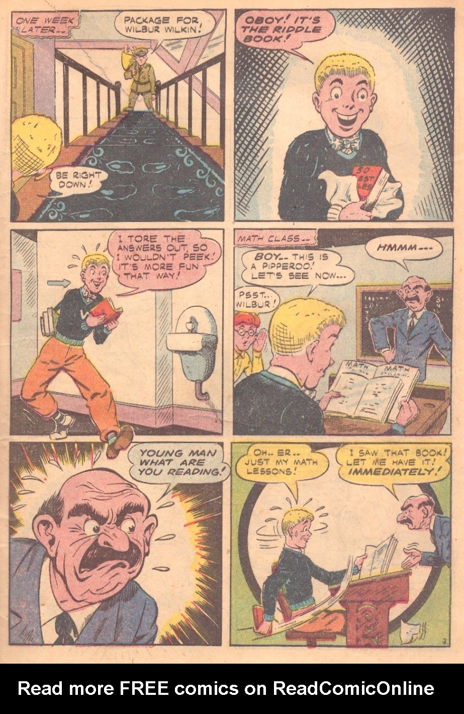 Read online Wilbur Comics comic -  Issue #5 - 6