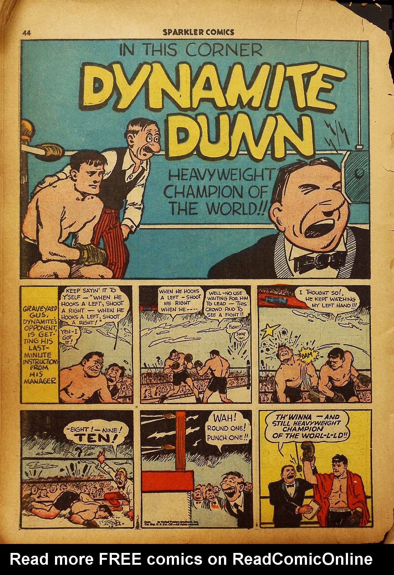 Read online Sparkler Comics comic -  Issue #1 - 47