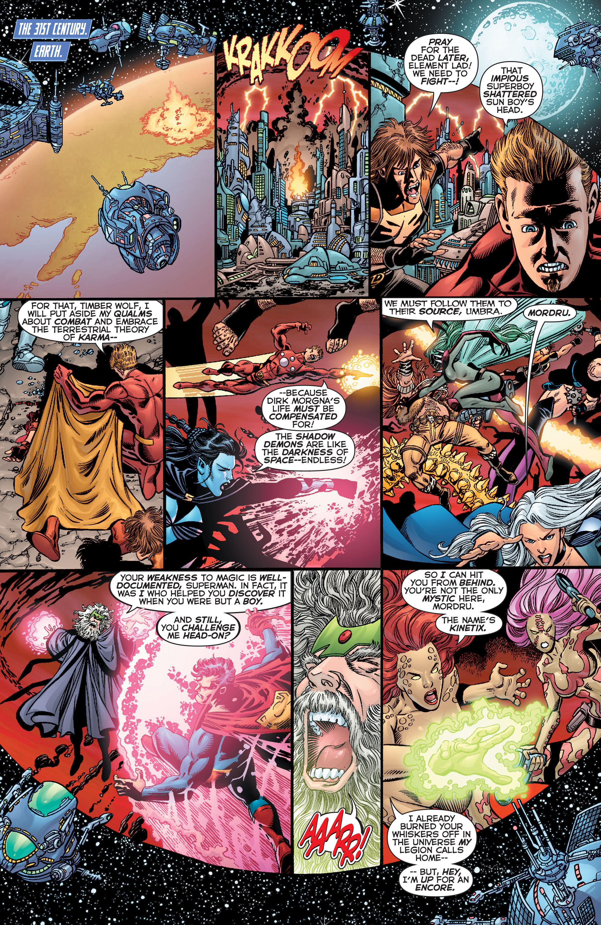 Read online Final Crisis: Legion of Three Worlds comic -  Issue #4 - 5