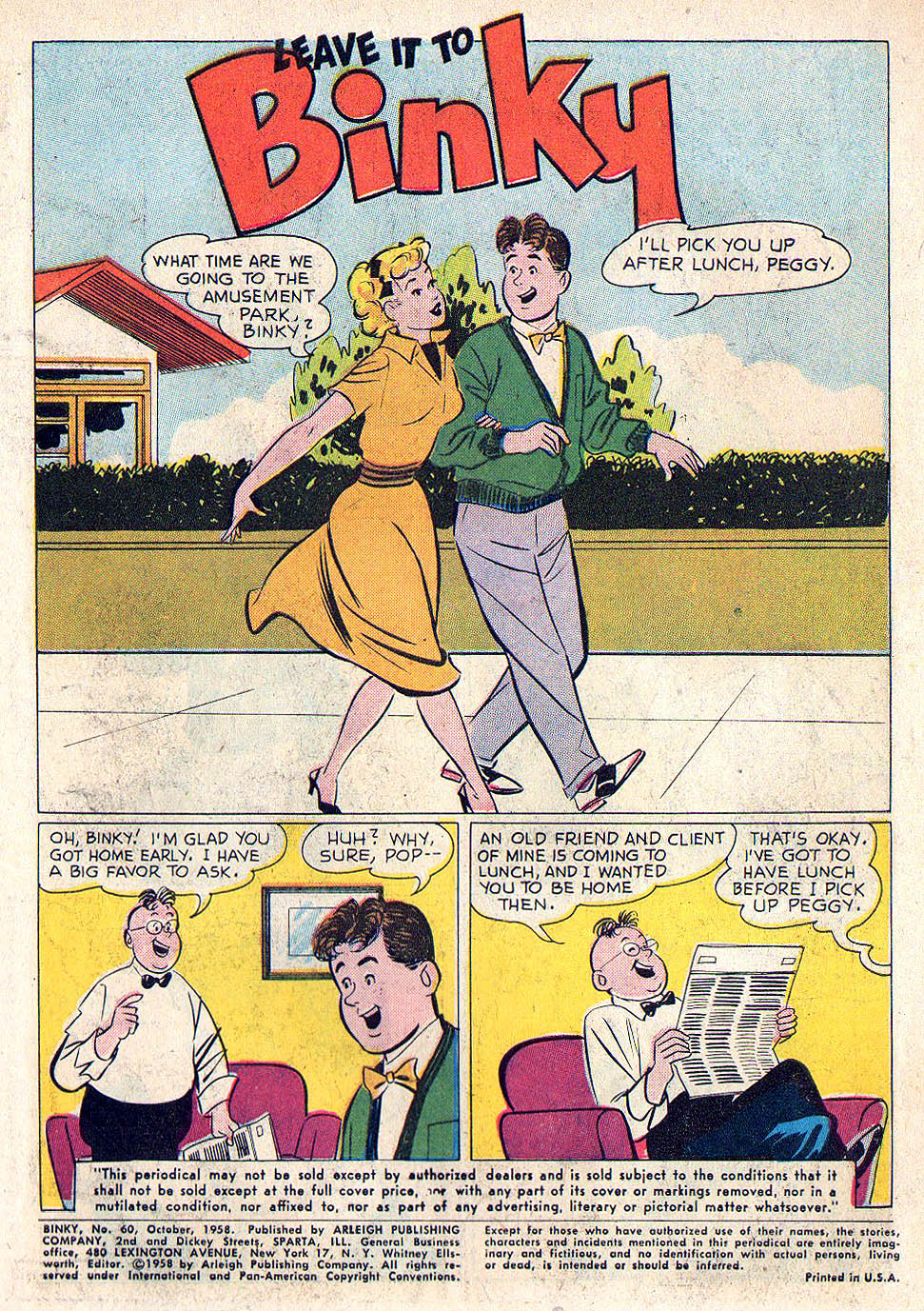 Read online Leave it to Binky comic -  Issue #60 - 3