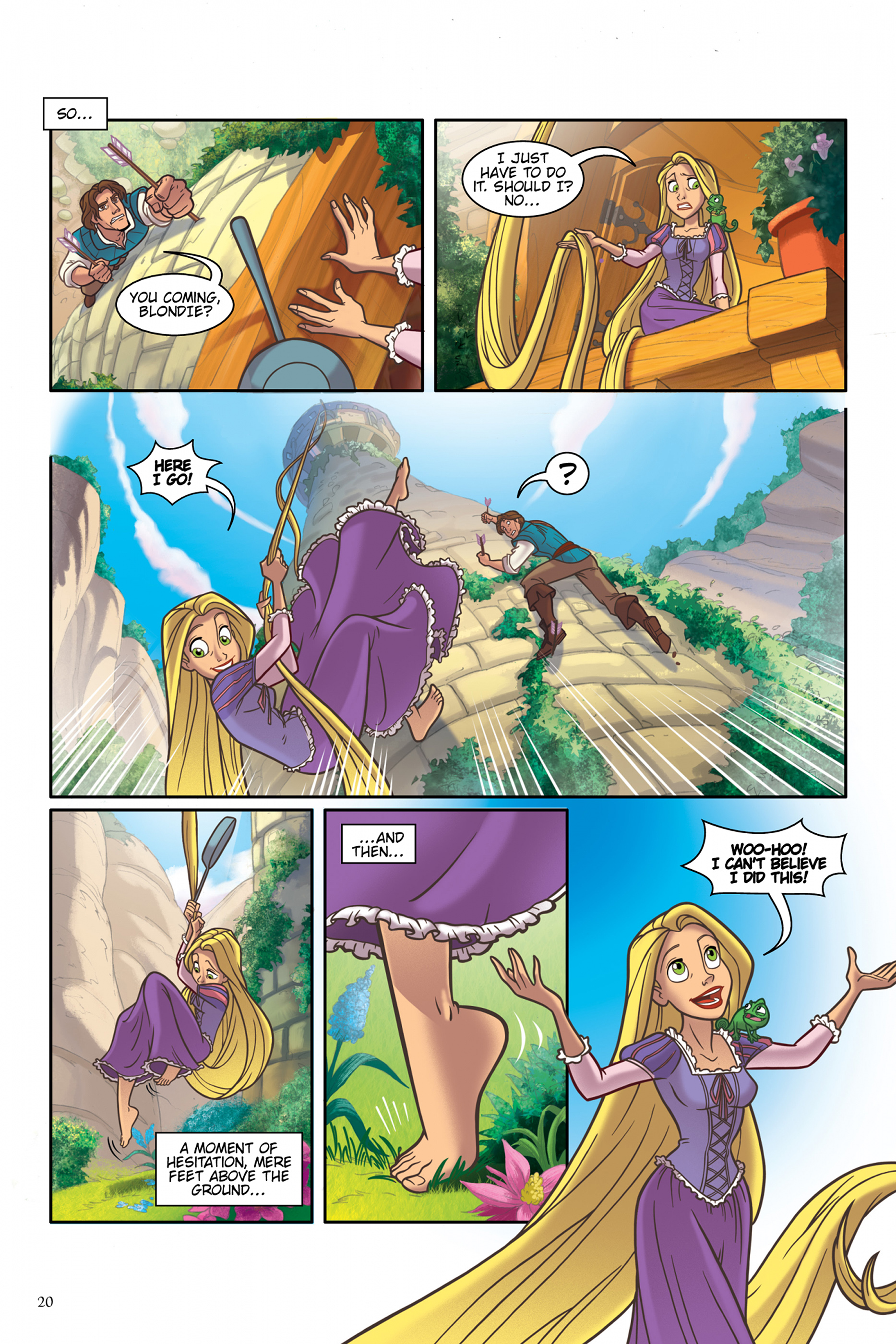 Read online Disney Tangled: The Story of the Movie in Comics comic -  Issue # Full - 22