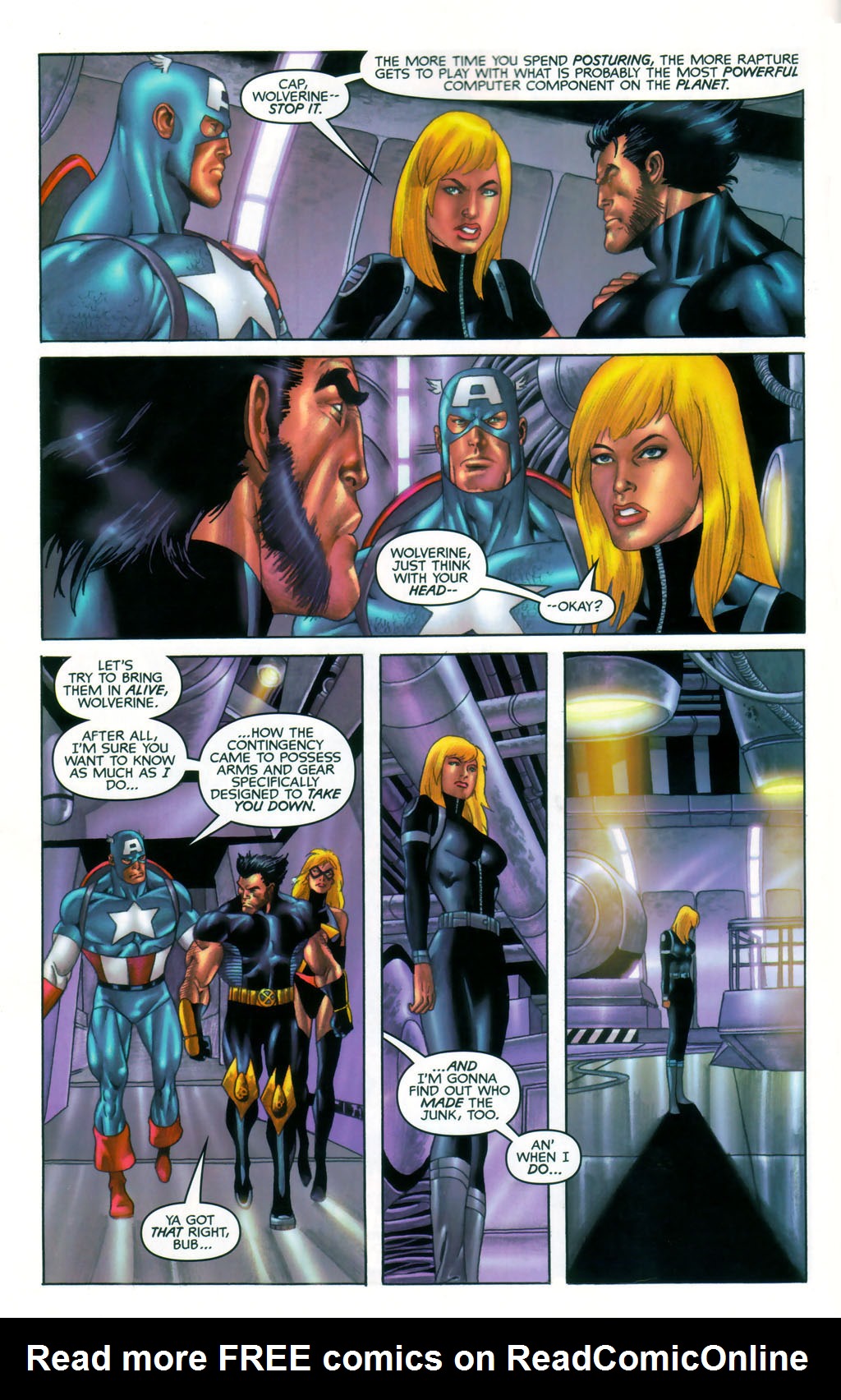Read online Wolverine/Captain America comic -  Issue #4 - 7