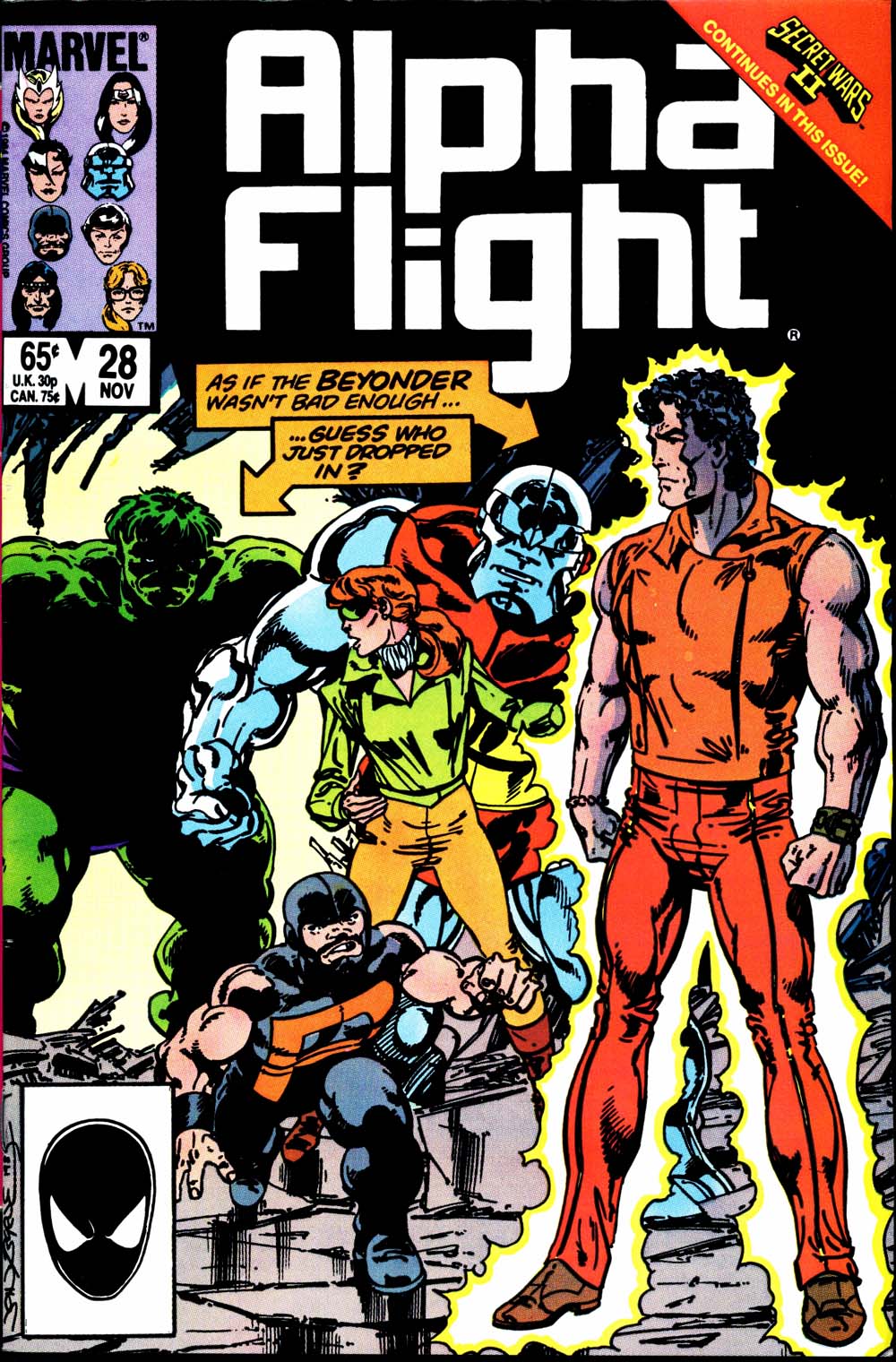 Read online Alpha Flight (1983) comic -  Issue #28 - 1
