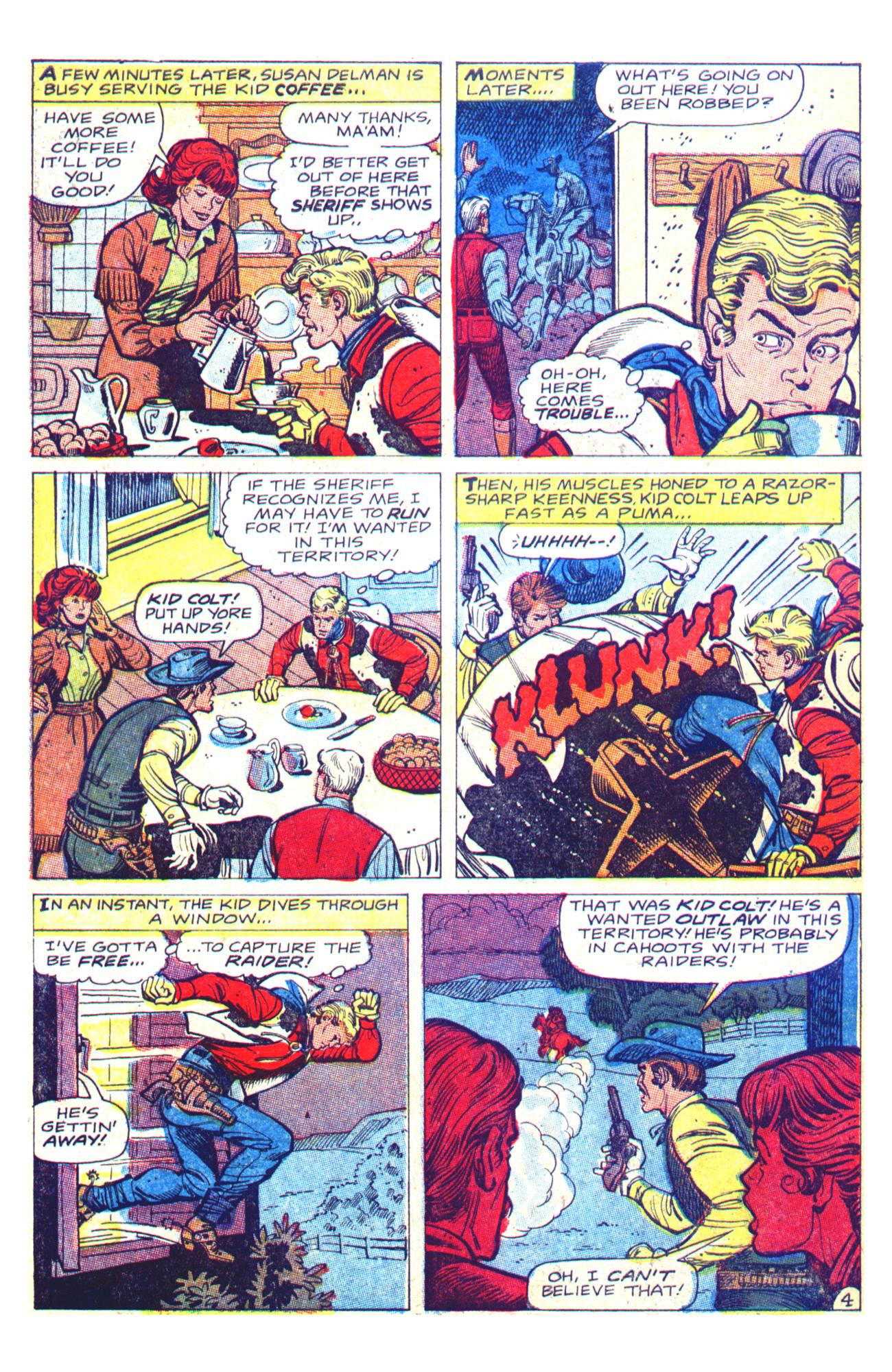 Read online Kid Colt Outlaw comic -  Issue #139 - 6
