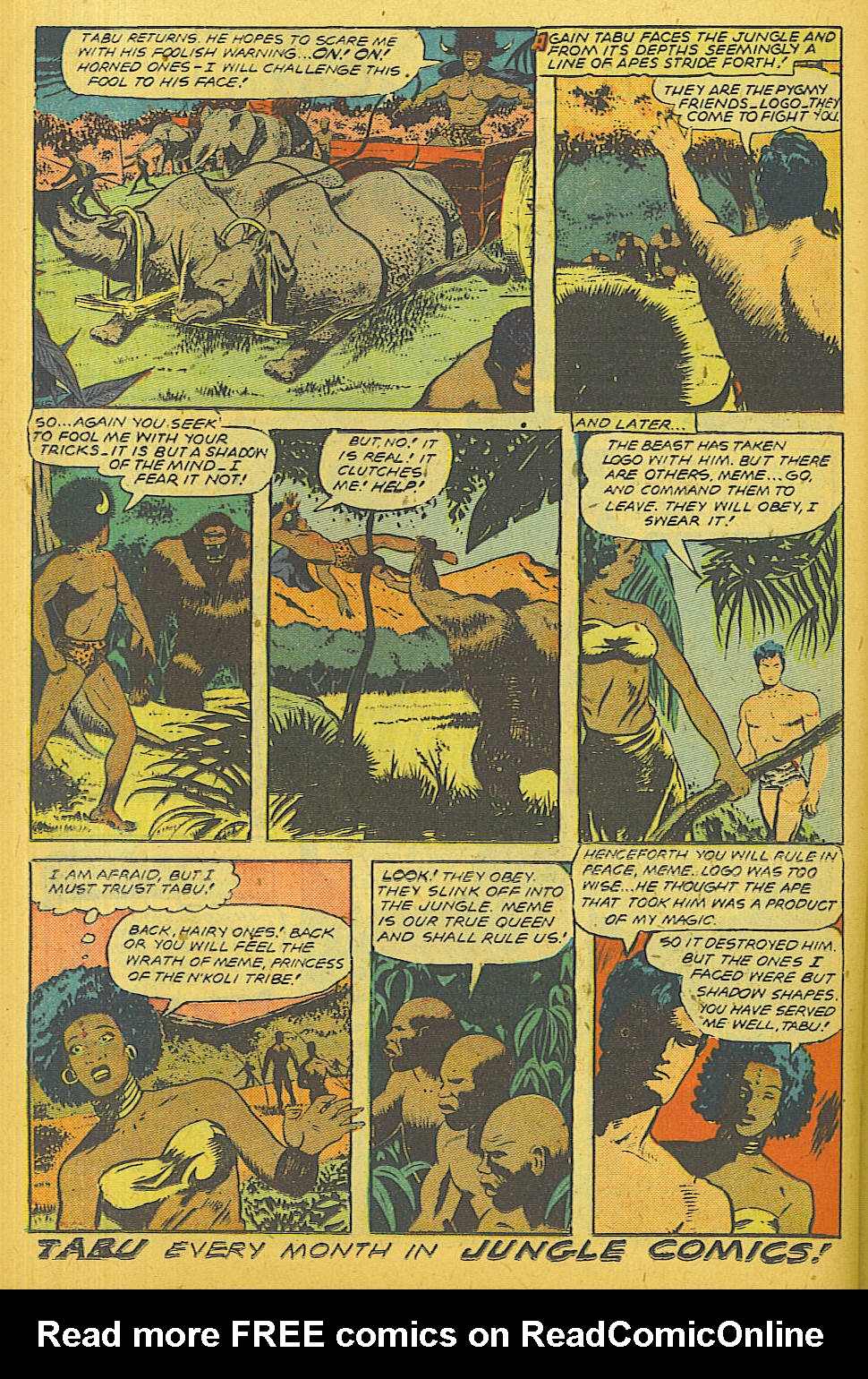 Read online Jungle Comics comic -  Issue #124 - 32