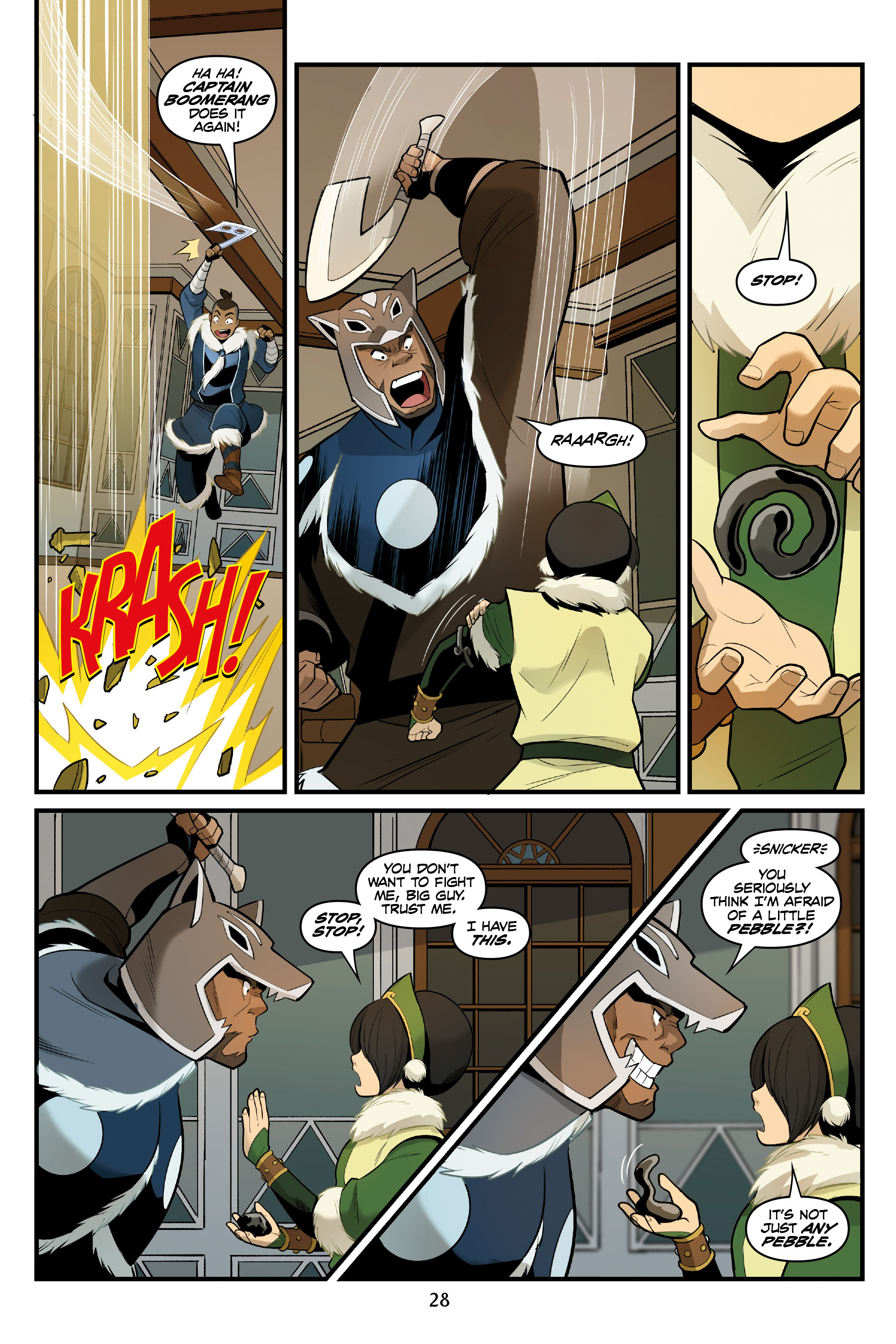 Read online Nickelodeon Avatar: The Last Airbender - North and South comic -  Issue #3 - 29