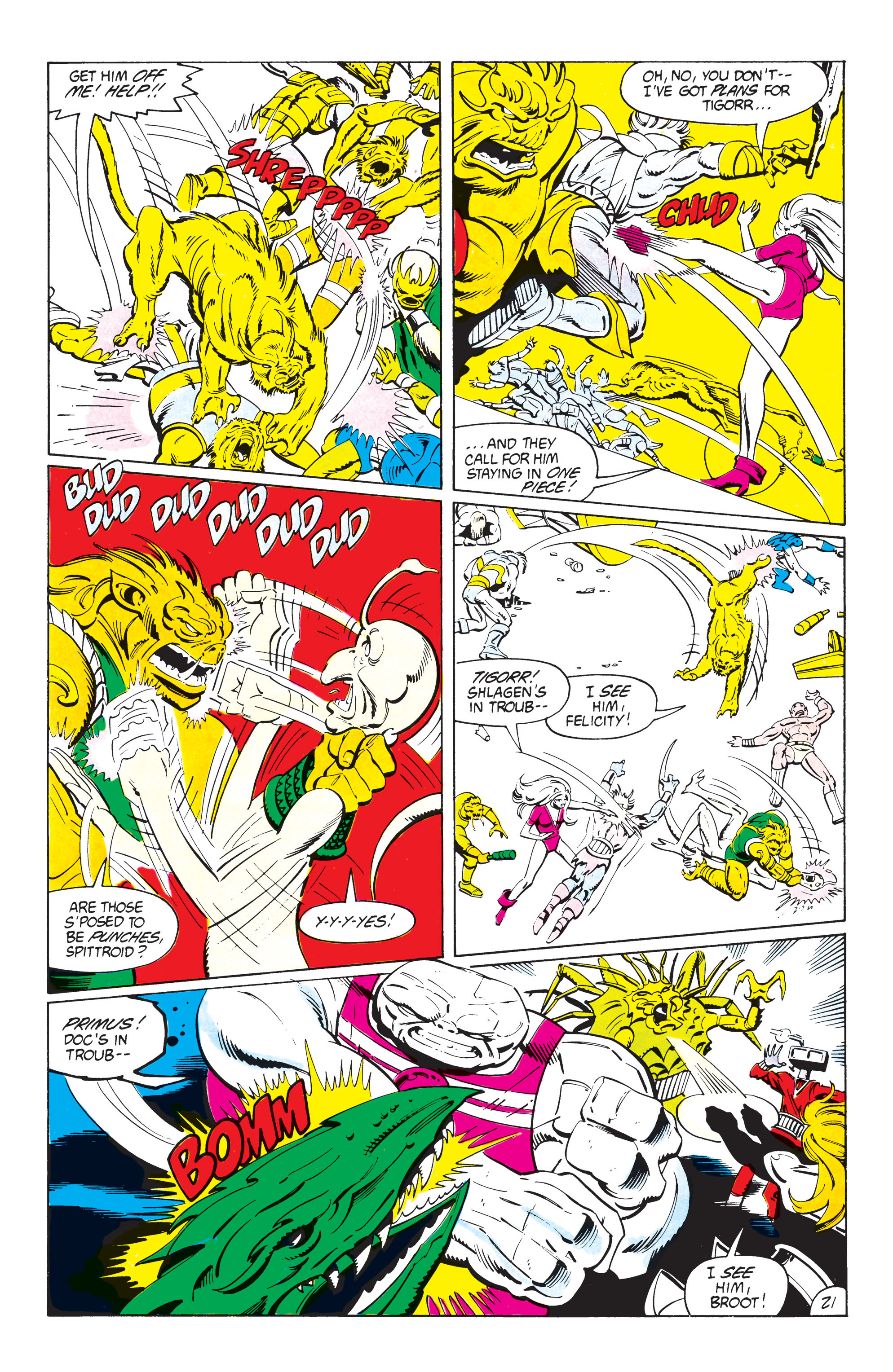 Read online The Omega Men (1983) comic -  Issue #22 - 21