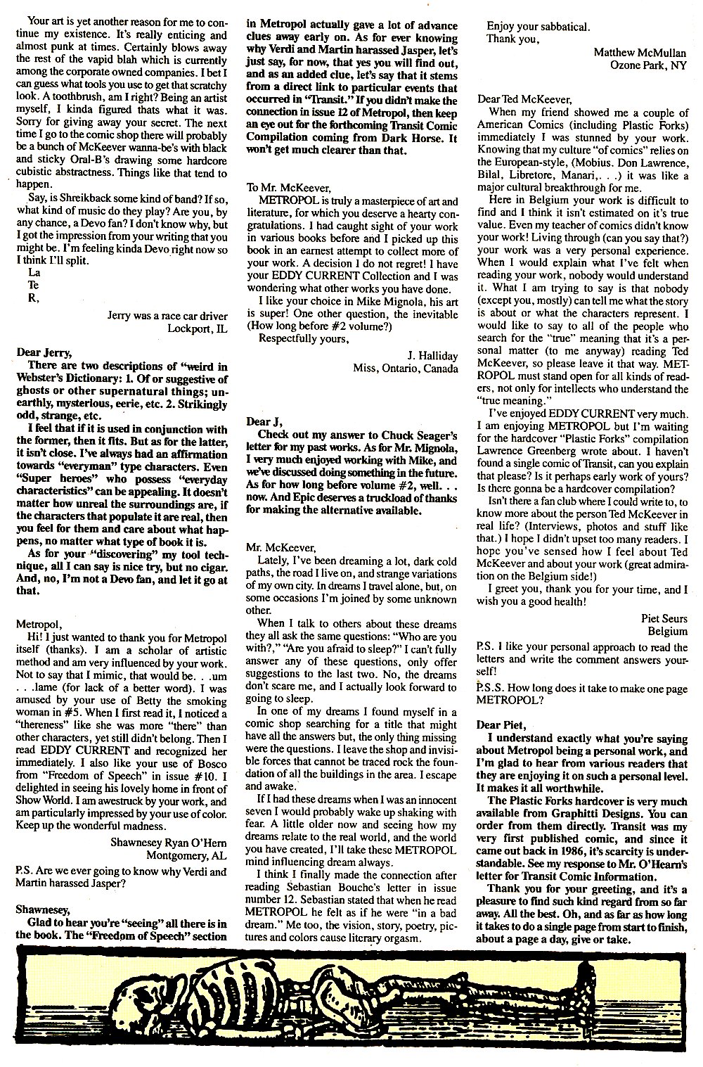 Read online Ted McKeever's Metropol AD comic -  Issue #1 - 32