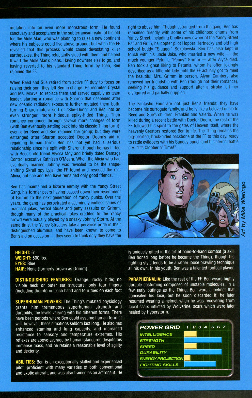 Read online Official Handbook of the Marvel Universe: Fantastic Four 2005 comic -  Issue # Full - 47